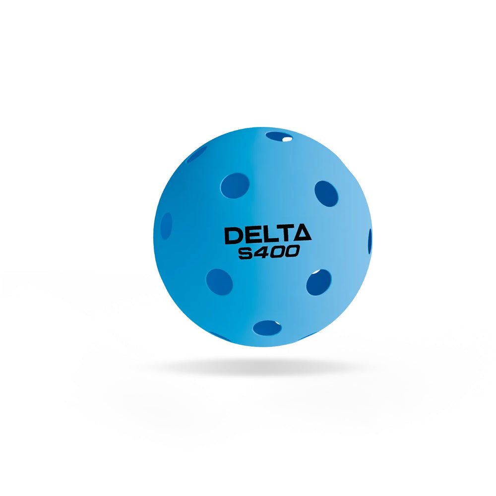 Hundred Delta S400 Indoor-26 Hole Pickleball Balls, Blue - Pack of 6 - Best Price online Prokicksports.com