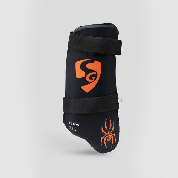 SG RP Pro Cricket Thigh Pad - Right Hand | Ultra-High-Density Foam | White, Adult