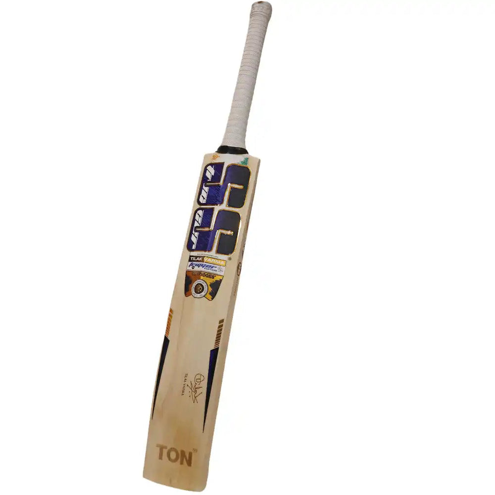 SS Ton Gama Players Tilak Verma English Willow Cricket Bat | Grade 2 | Standard Size Short Handle | Cover Included