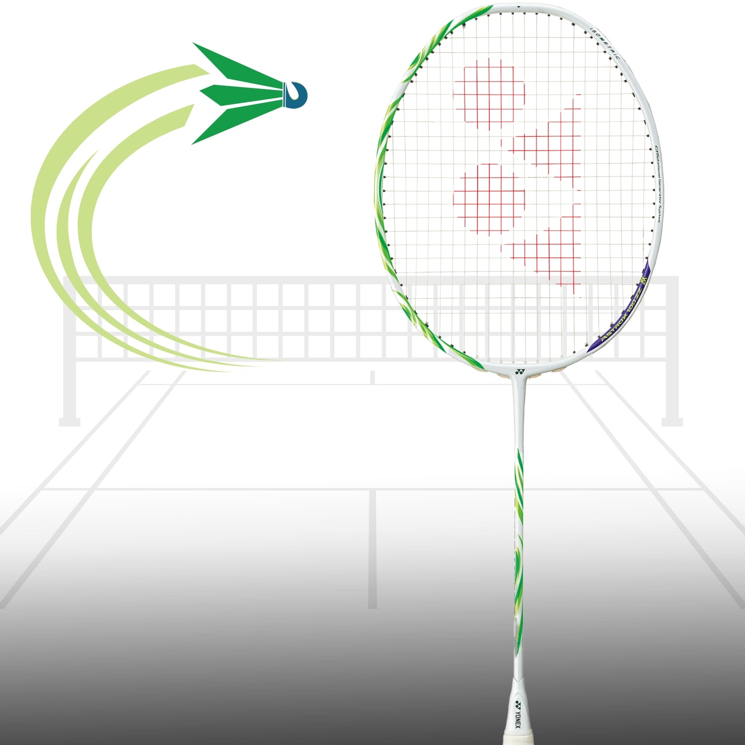 YONEXASTROX100ZZ新品 4U5 Yonex Astrox 100ZX Badminton Racket 4U5, Used Grip, XB63