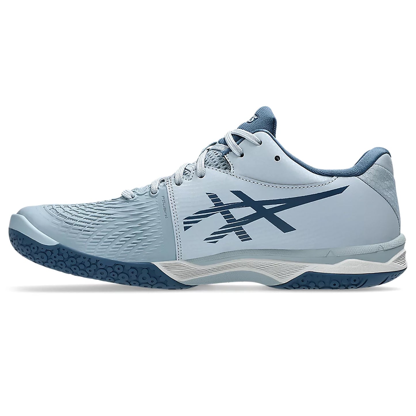 Asics Court Control FF 3 Men's Badminton Shoe, Dolphin Grey/Vintage Indigo - Best Price online Prokicksports.com