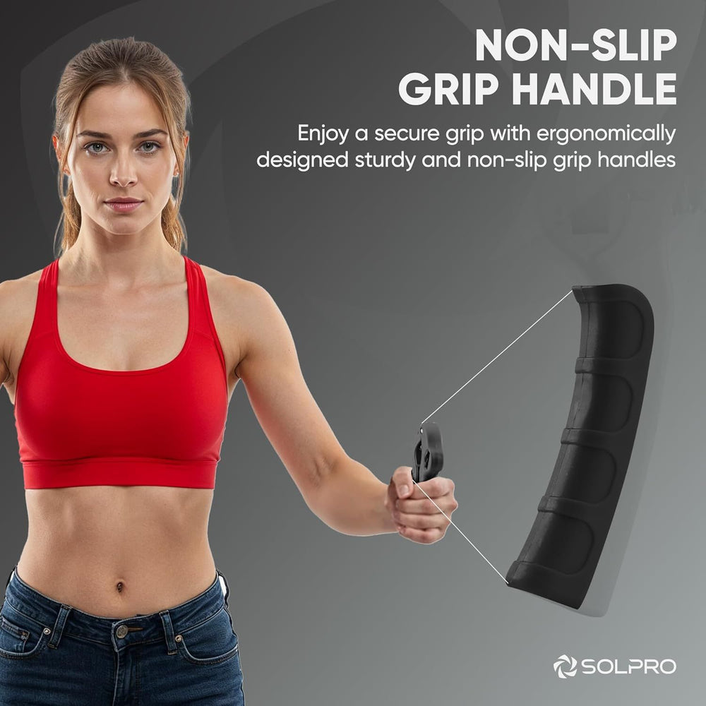 Solpro SHX-052 Grippax Adjustable Hand Grip Strengthener – 5-60kg Resistance, Mechanical Counter, Forearm, Wrist & Finger Exerciser for Men & Women, Home/Gym/Rehab Workouts - Best Price online Prokicksports.com
