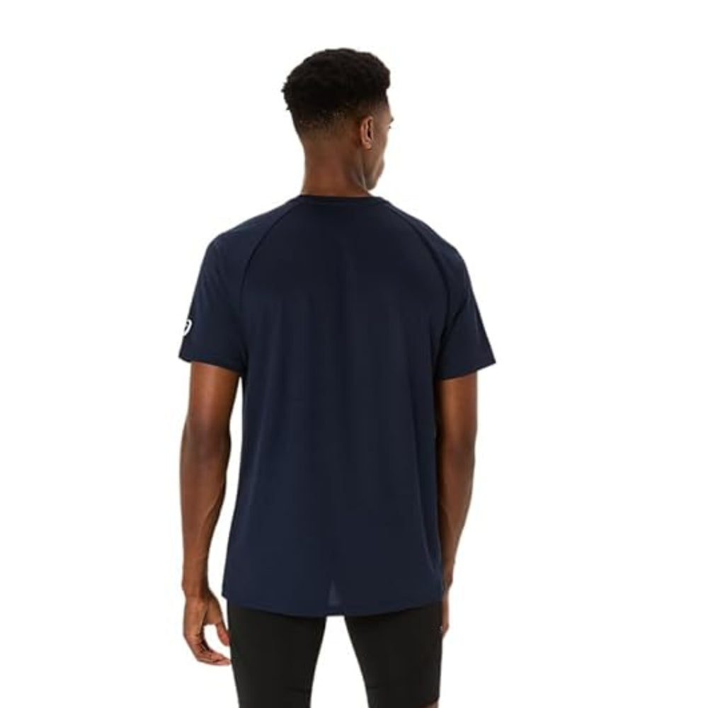 ASICS Track Graphic Short Sleeve Top & Armsleeves for Men | Breathable Training Tee with Arm Support - Best Price online Prokicksports.com