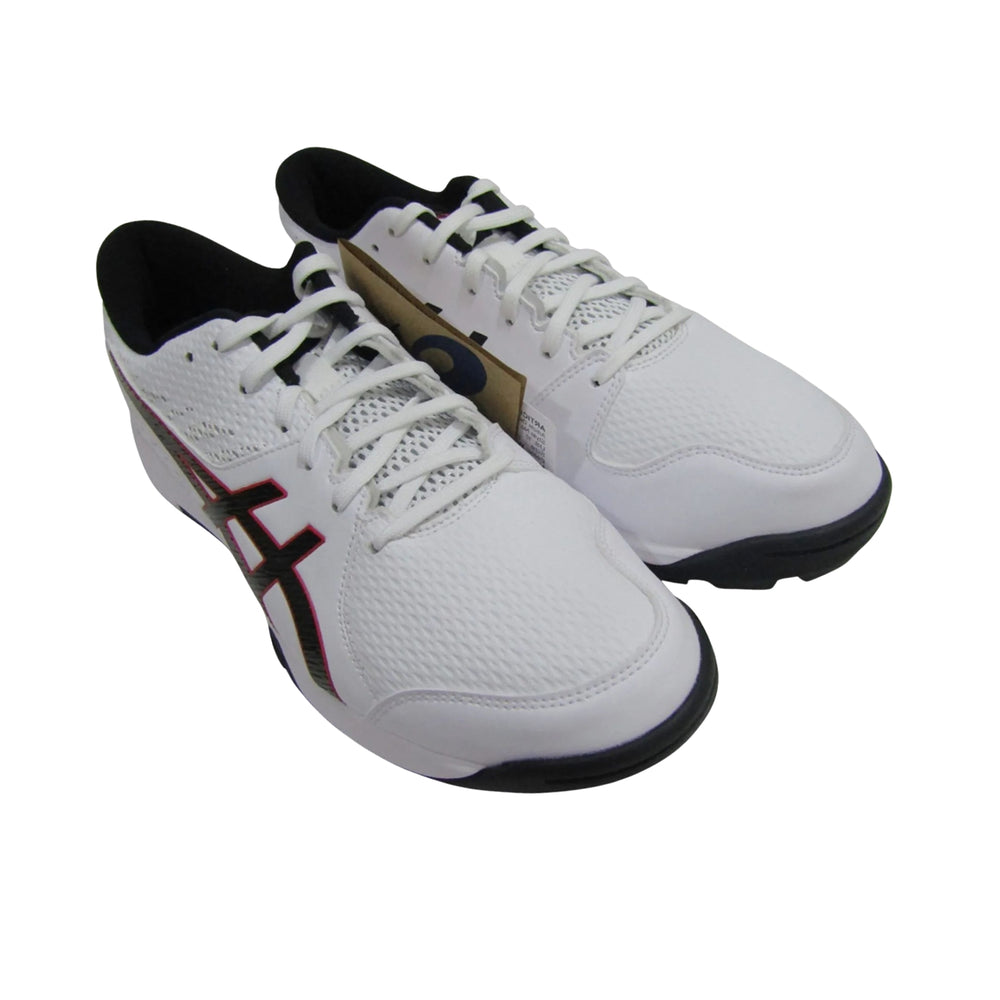 ASICS Gel-Peake 2 Cricket Shoes (Men) | Rubber Outsole | Breathable Mesh | Rearfoot GEL Cushioning | White/Atlantis Blue - Best Price online Prokicksports.com