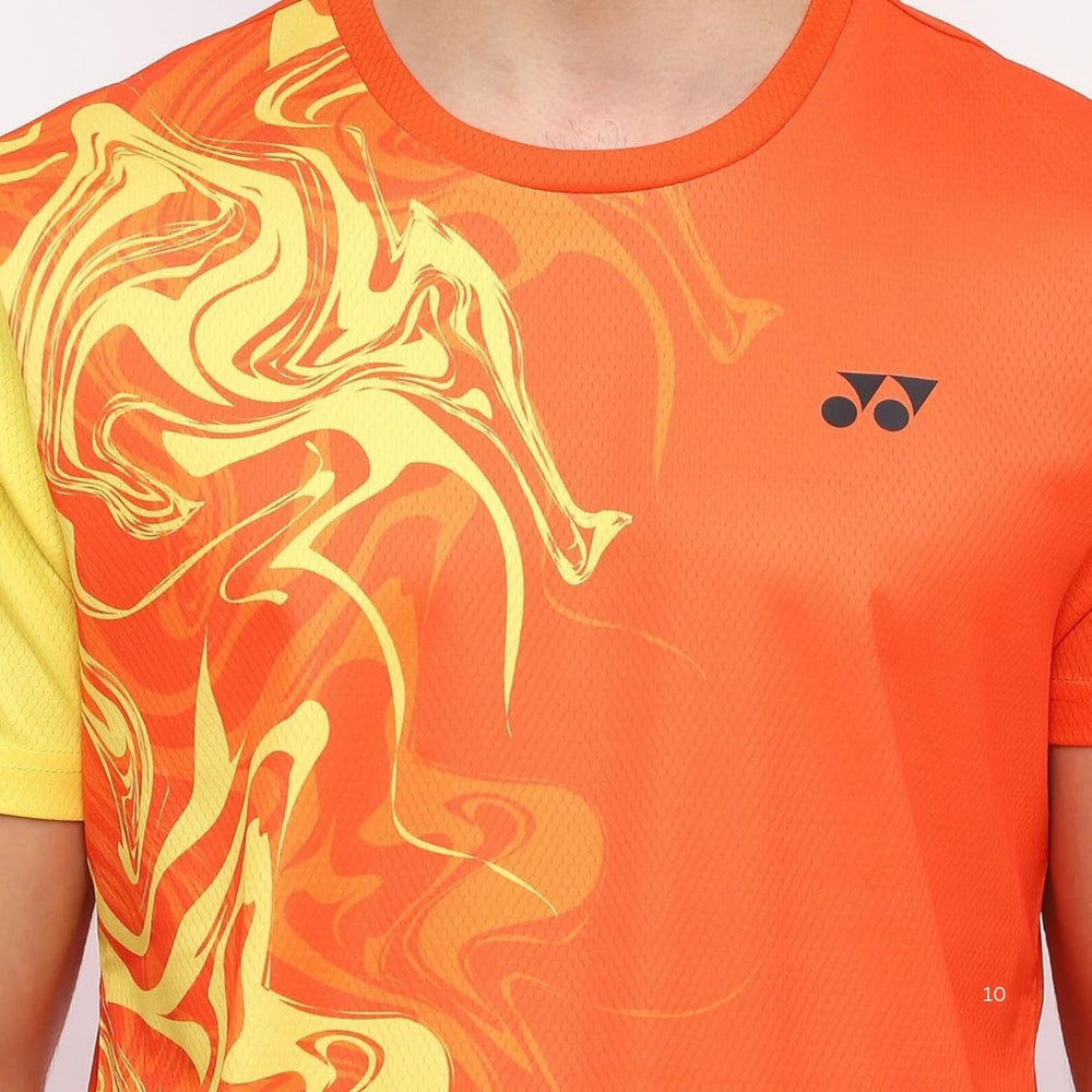 Yonex 2967 Men’s Round Neck T‑Shirt – TruDry, Sorbtek Moisture Control & Repreve Polyester Performance Tee - Best Price online Prokicksports.com