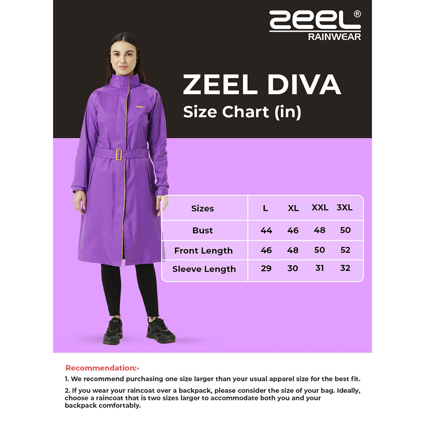 Zeel Diva Women's Trench Coat – Stylish Long Overcoat for Women, Ideal for Winter Wear, Formal Outfits, Travel, Office, and Casual Layering - Best Price online Prokicksports.com
