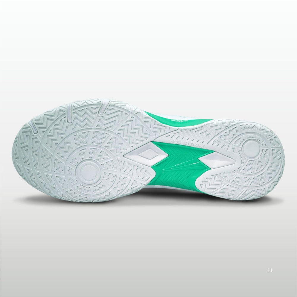 Nivia Verdict 2.0 Badminton Shoes | Advanced Cushioning, Fusion Mesh+TPU Upper, Non-marking Outsole, Precision Fit | Lightweight, High-Traction for Indoor Court - Best Price online Prokicksports.com