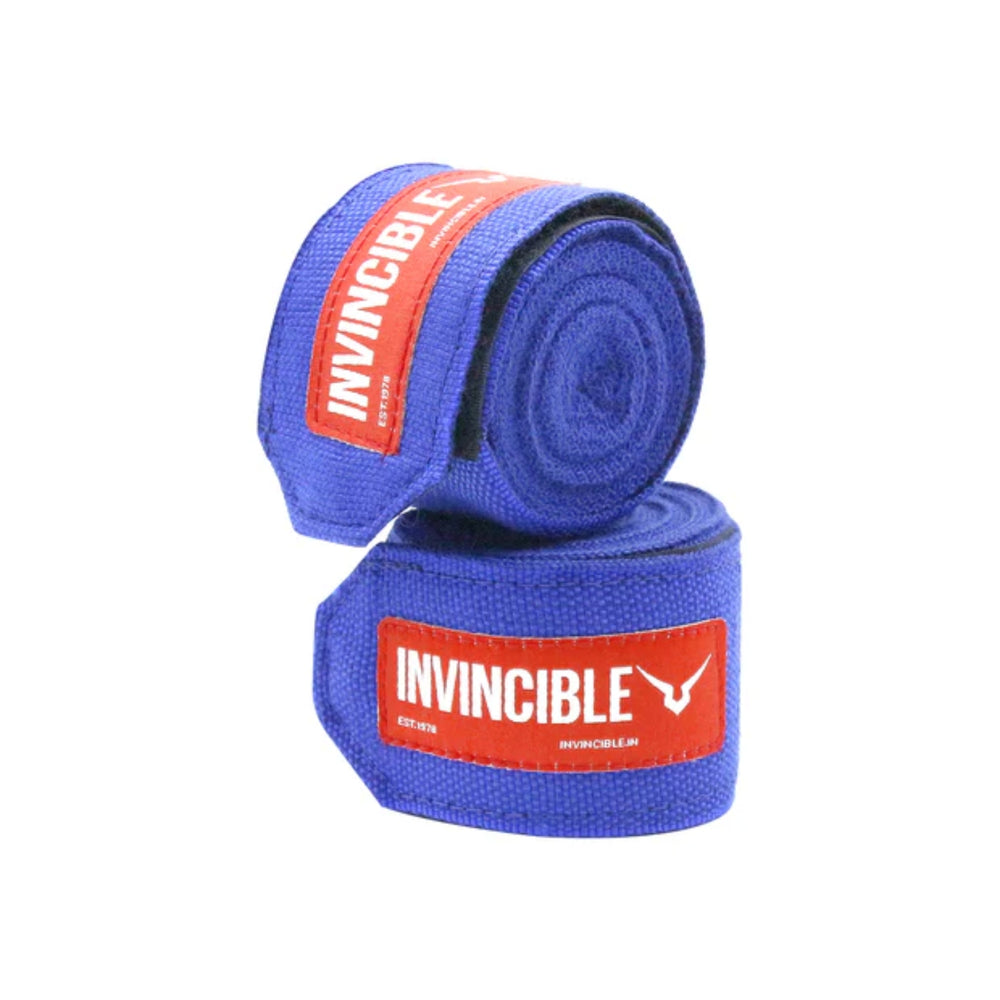 Invincible Mexican Style Budget Stretchable Hand Wraps | Elastic Boxing Hand Wraps with Moisture-Wicking Fabric & Hook-and-Loop Closure - Best Price online Prokicksports.com