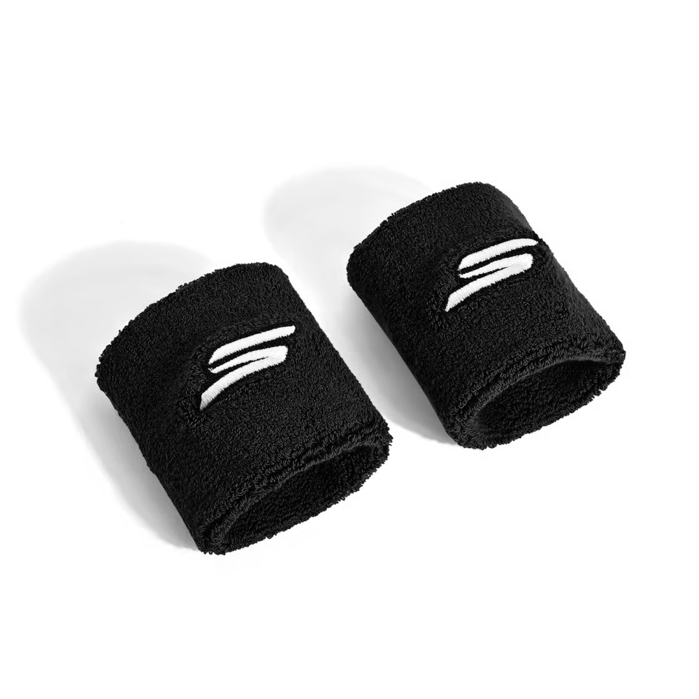 Skechers Performance Wrist Band (Pack of 1 Pair) | High-Absorbency Cotton Blend | Elasticated Sweatband for Gym, Tennis & Running - Best Price online Prokicksports.com