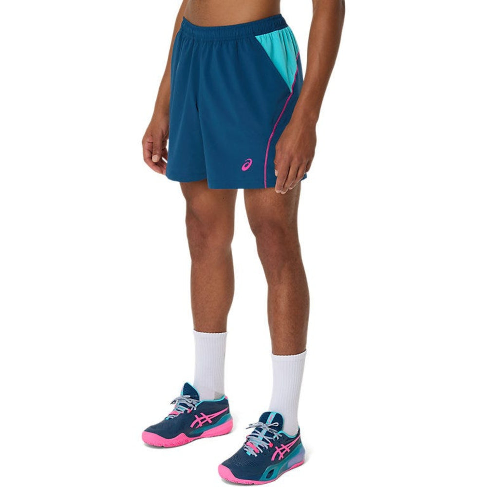 ASICS PADEL COURT 7IN SHORT for Men | Lightweight Stretch Woven Shorts with Quick-Dry Fabric, Ball Pockets & Breathable Comfort - Best Price online Prokicksports.com