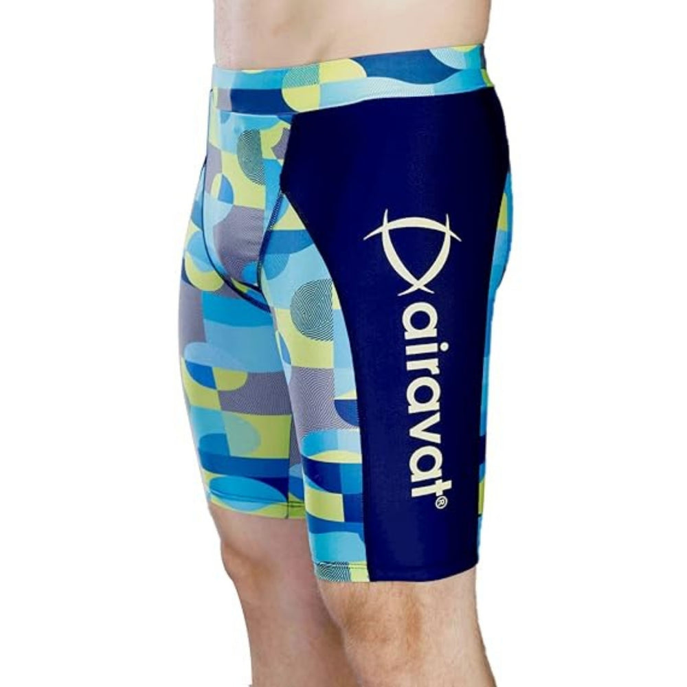 Airavat ORCA 1511 Men's Swimming Jammer – 360° Stretch, UPF50 UV Protection, Anti-Chafe, Quick-Dry Swimwear - Best Price online Prokicksports.com