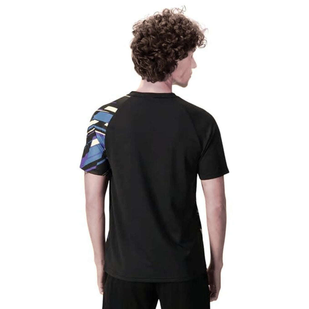 Li-Ning ATSUA43 Men’s Round Neck Badminton T-Shirt – 100% Polyester, Lightweight, Quick-Dry, Breathable Sports Tee - Best Price online Prokicksports.com