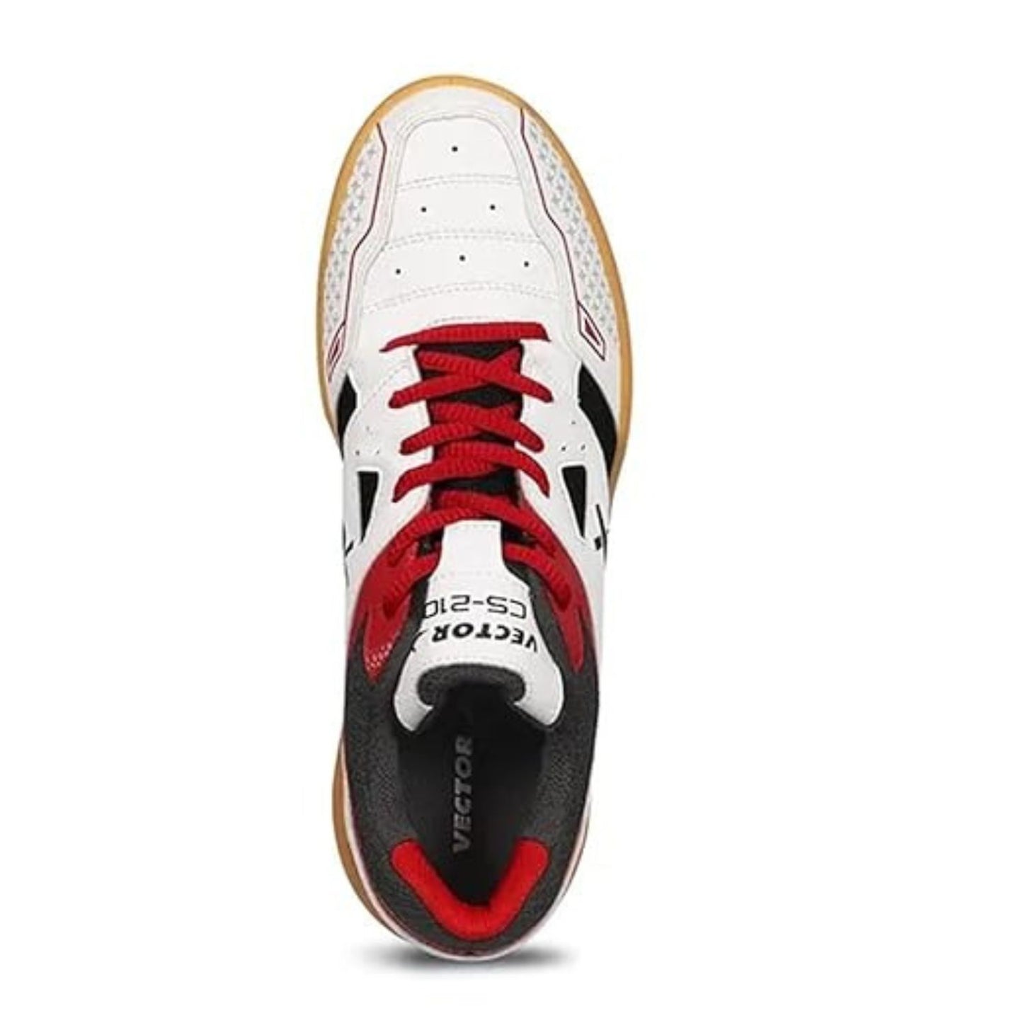 Vector X CS 2100 Kids/Entry-Level Badminton Shoe – Lightweight Synthetic Mesh Sneaker with EVA‑Phylon Midsole & Non‑Marking Rubber Outsole - Best Price online Prokicksports.com