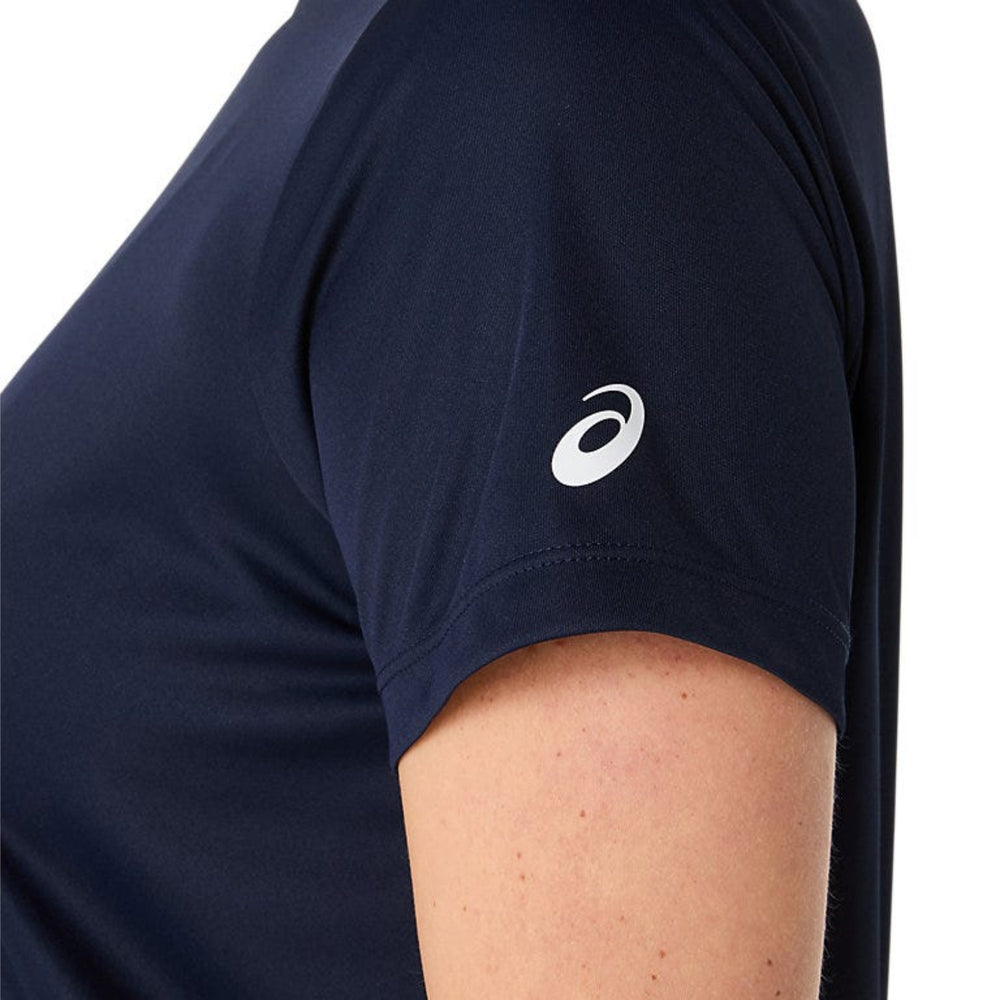 ASICS Women Court Tennis Graphic Tee | Lightweight Breathable Polyester T-Shirt with Moisture-Wicking Comfort & Tennis-Inspired Graphic Design - Best Price online Prokicksports.com