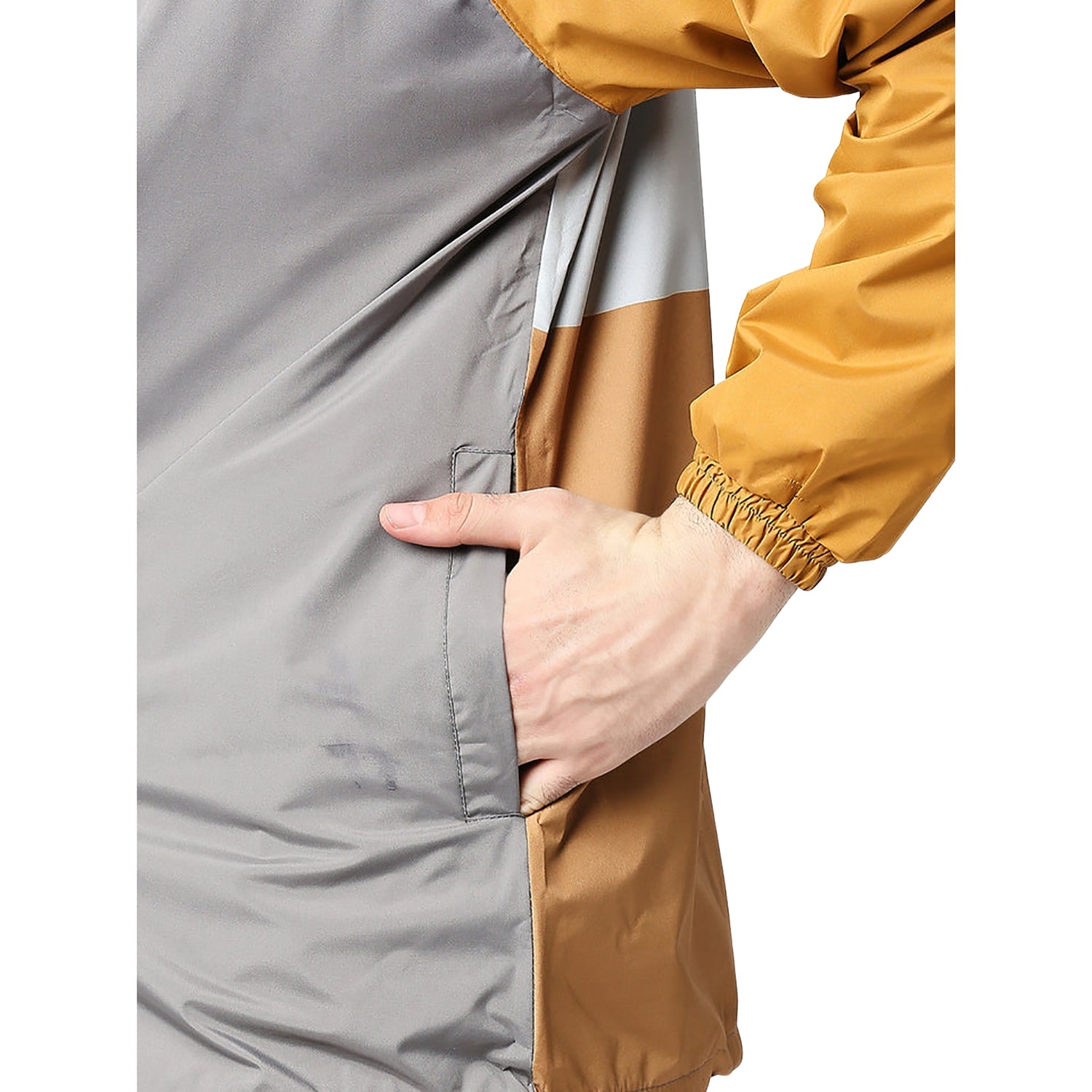 Zeel Outdoor Essential Men’s Waterproof Rain Jacket MJ106 – Lightweight, Hooded Windcheater for Monsoon, Travel, Trekking, Hiking, Camping - Best Price online Prokicksports.com