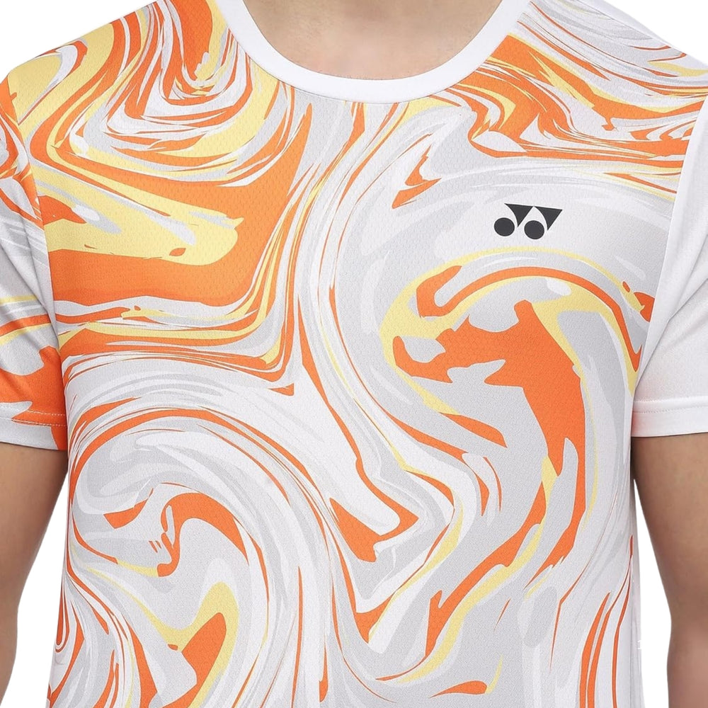 Yonex 2966 Men’s Round Neck T‑Shirt – TruDry Quick‑Dry Polyester, Lightweight & Breathable Essentia 3 Sports Tee - Best Price online Prokicksports.com