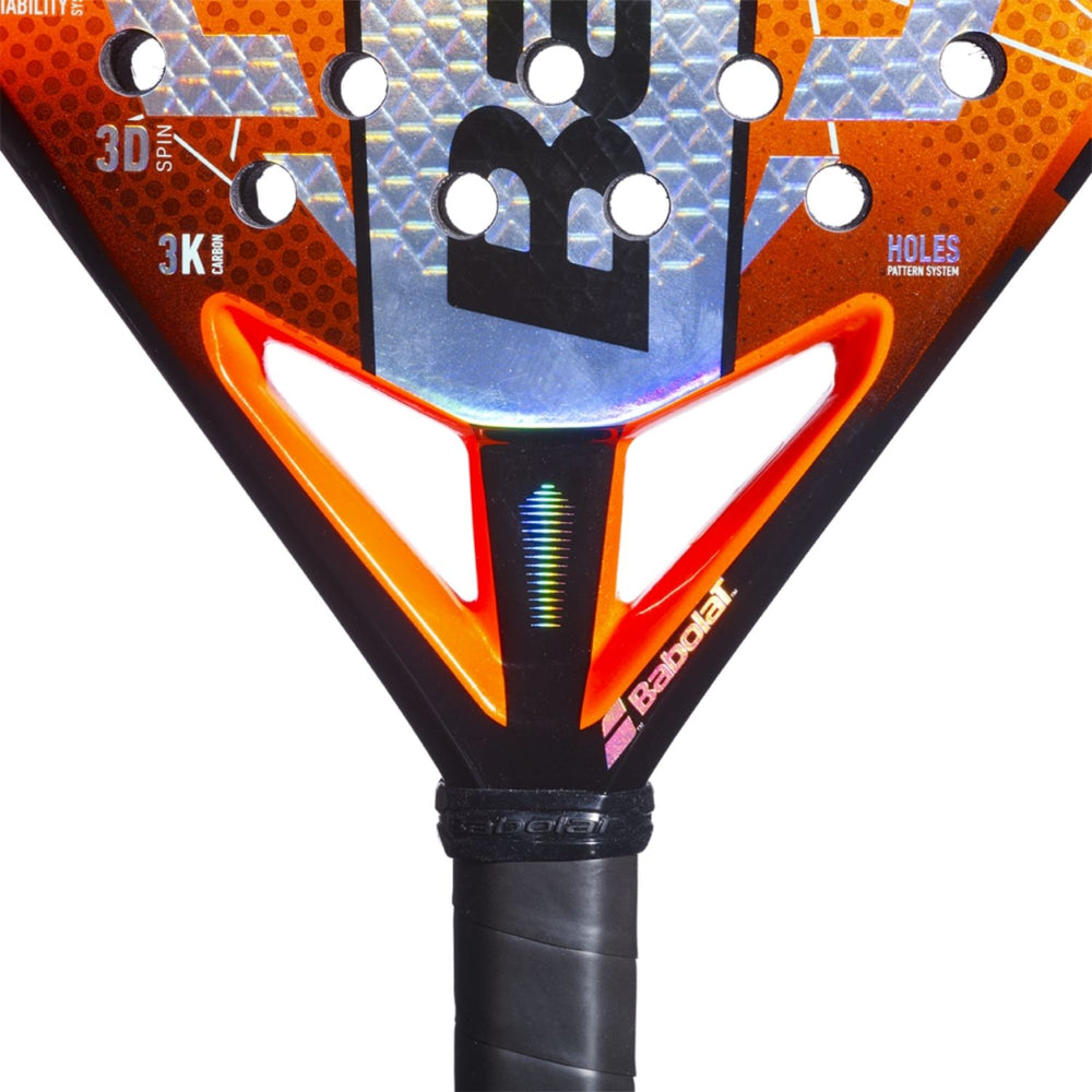 Babolat Viper Juan Lebron 3.0 Padel Racquet (150174) | 370g Diamond Shape | Explosive Power with 3K Carbon & Dynamic Stability System - Best Price online Prokicksports.com