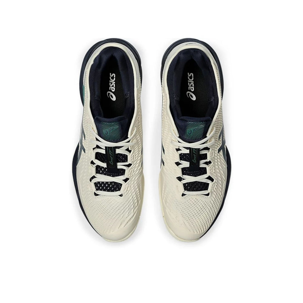 ASICS Court FF 3 Men’s Tennis Shoes – Tuna Blue/Pure Silver | Djokovic‑Inspired Zero‑Step Outsole & TWISTRUSS™ Support - Best Price online Prokicksports.com