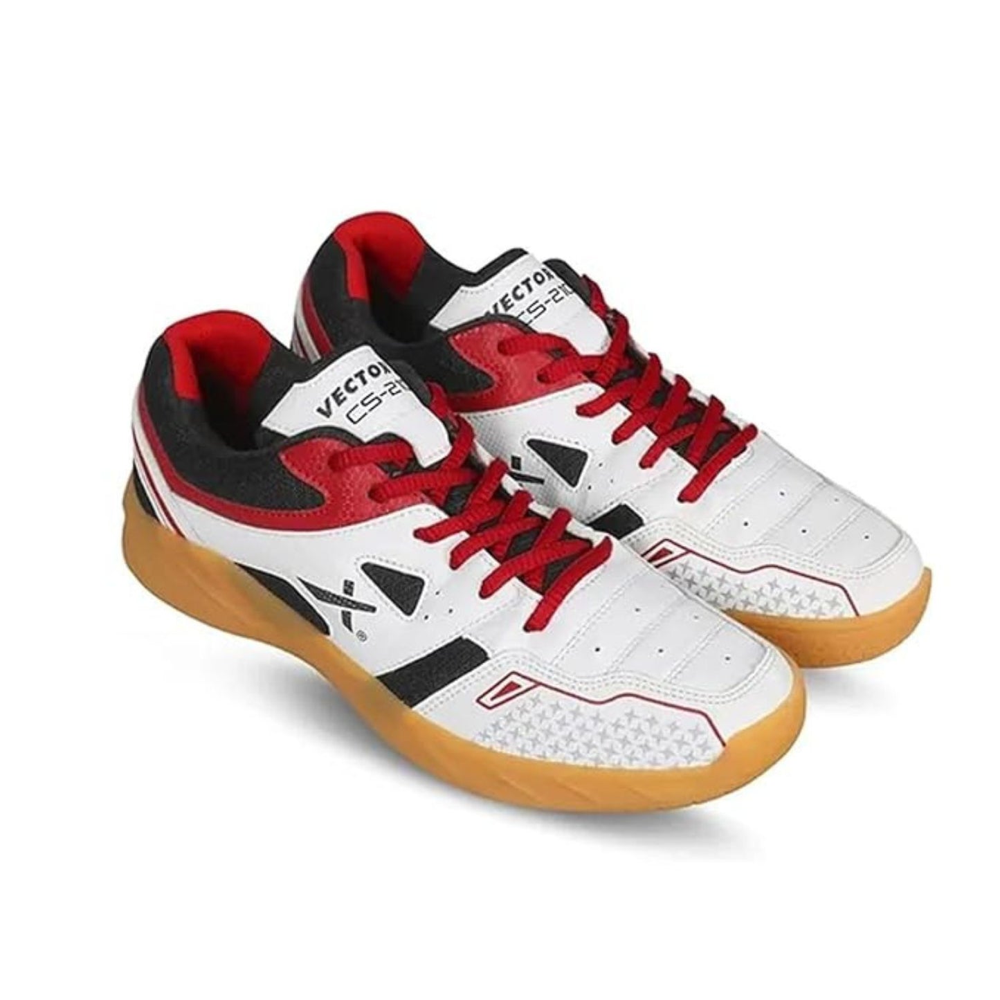 Vector X CS 2100 Kids/Entry-Level Badminton Shoe – Lightweight Synthetic Mesh Sneaker with EVA‑Phylon Midsole & Non‑Marking Rubber Outsole - Best Price online Prokicksports.com