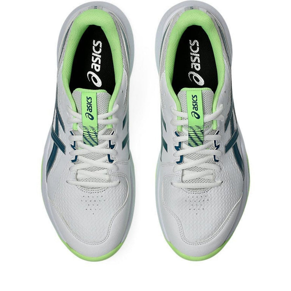 ASICS Gel-Peake 3 Cricket Rubber Shoes – White/Dark Teal | Superior Grip & Comfort for All-Round Cricket Performance - Best Price online Prokicksports.com