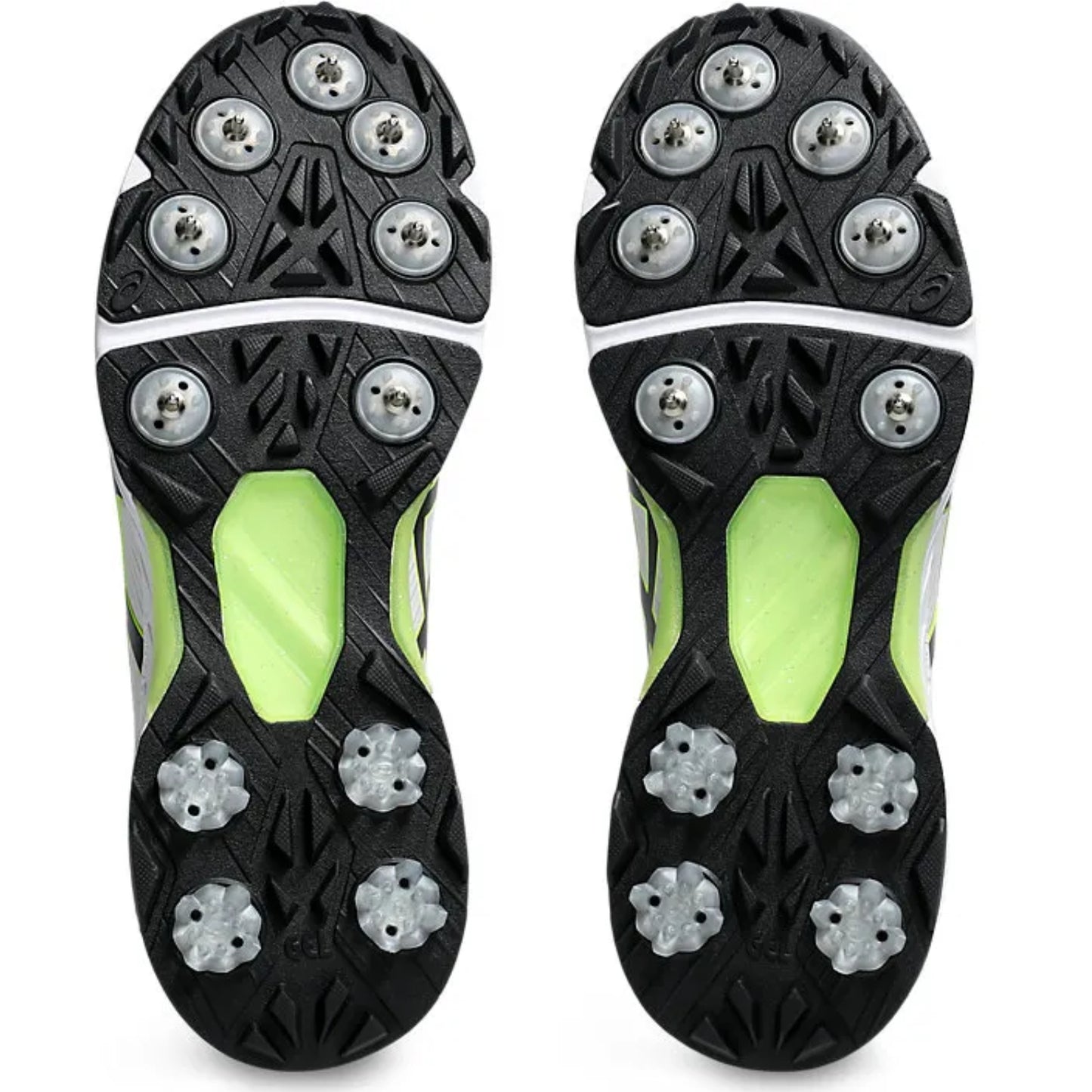 ASICS 350 Not Out FF Men's Cricket Spike Shoes, White/Black - Best Price online Prokicksports.com