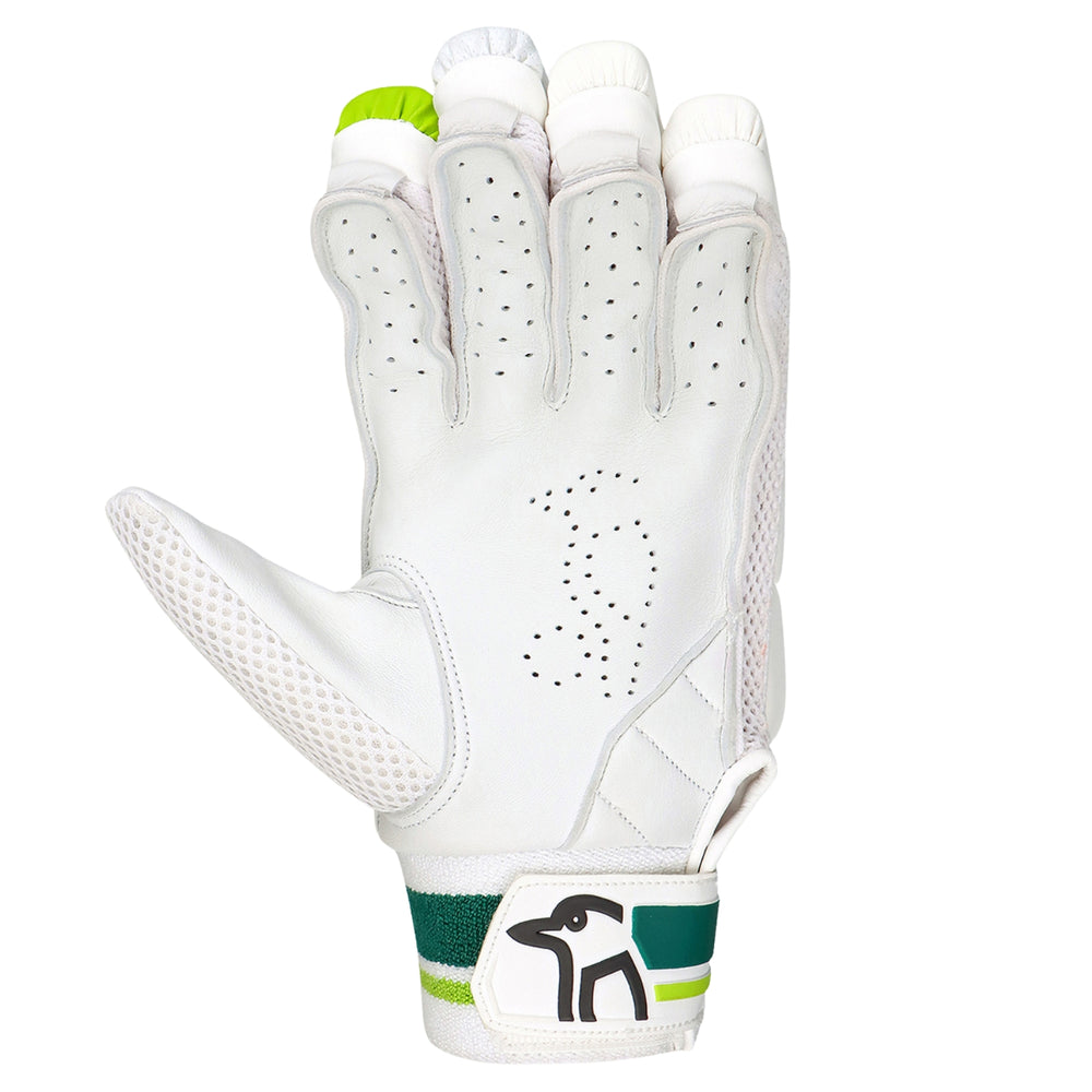 Kookaburra Kahuna Pro 1.0 Left Hand Batting Gloves | Premium Test-Level Protection | Leather Palm Gloves for Professionals - Best Price online Prokicksports.com