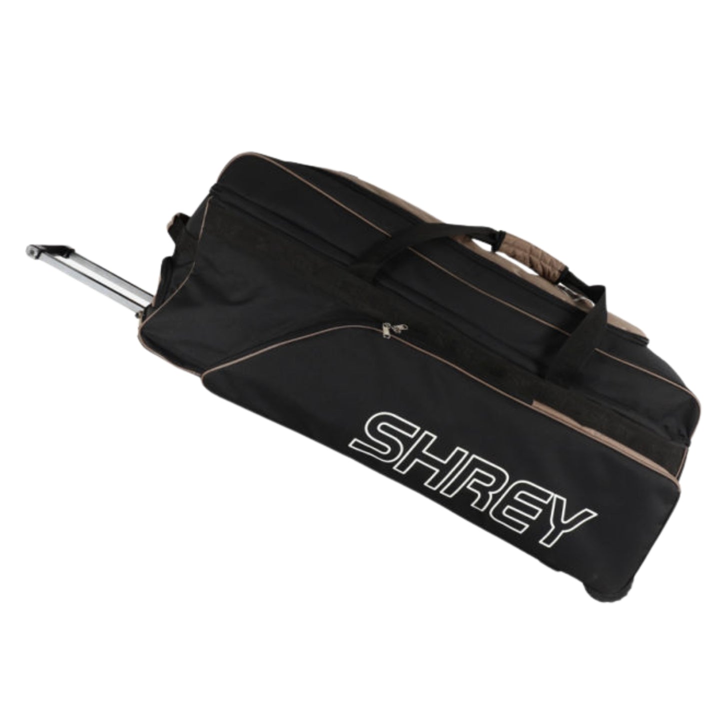 Shrey Match Cricket Wheelie Cricket Kitbag, Black/Gold - Best Price online Prokicksports.com