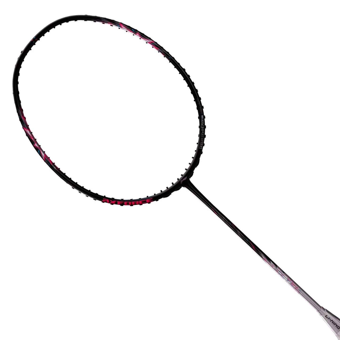 Li-Ning Axforce Big Bang Unstrung Badminton Racquet, Black/Neon Iridescent Pink - Best Price online Prokicksports.com