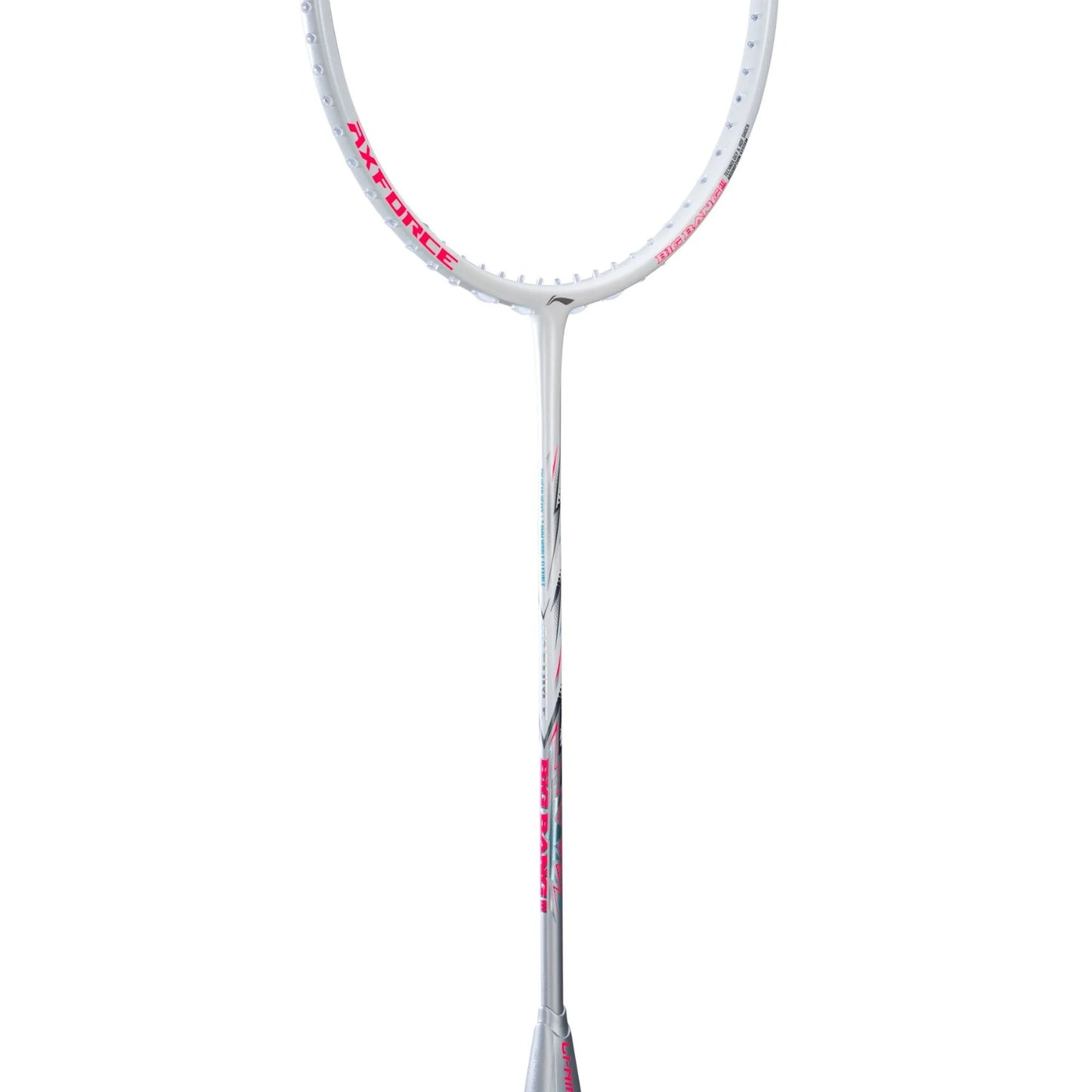 Li-Ning Axforce Big Bang Unstrung Badminton Racquet, Pearl White/Neon Iridescent Pink - Best Price online Prokicksports.com