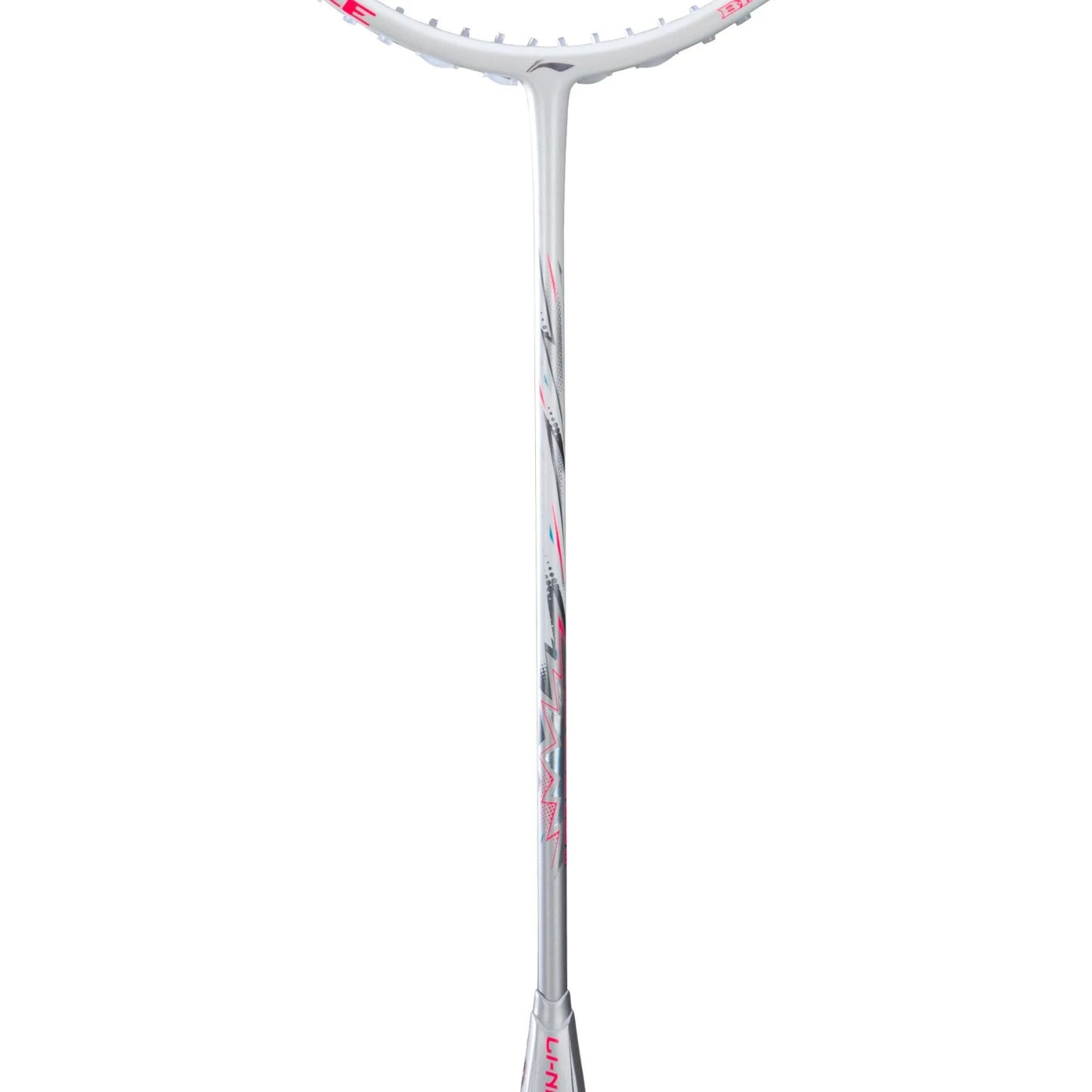 Li-Ning Axforce Big Bang Unstrung Badminton Racquet, Pearl White/Neon Iridescent Pink - Best Price online Prokicksports.com