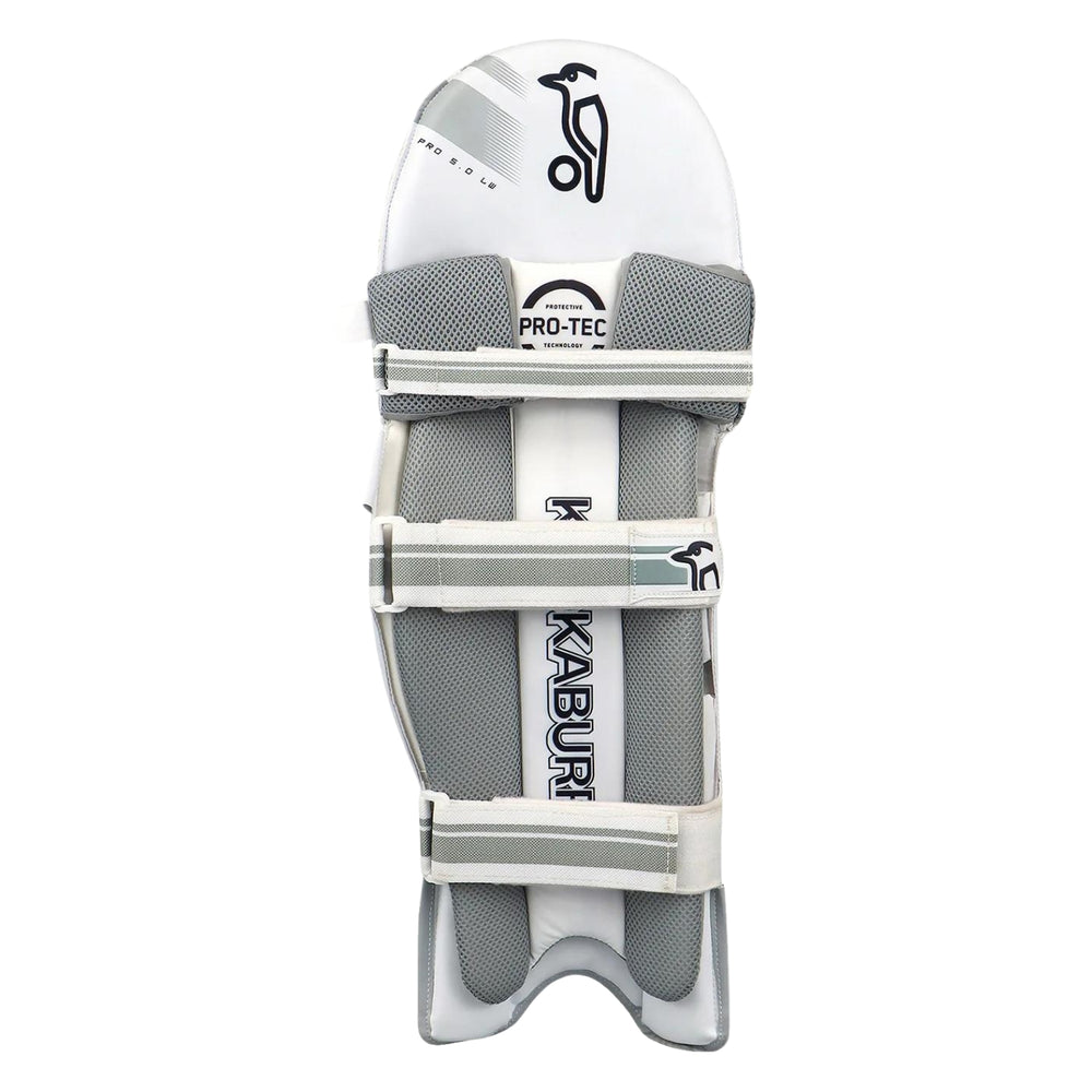 Kookaburra Pro 5.0 Lightweight Left-Hand Batting Legguards – Slim Fit HDF Protection with Pro Tec Knee Roll for Agile Batsmen - Best Price online Prokicksports.com
