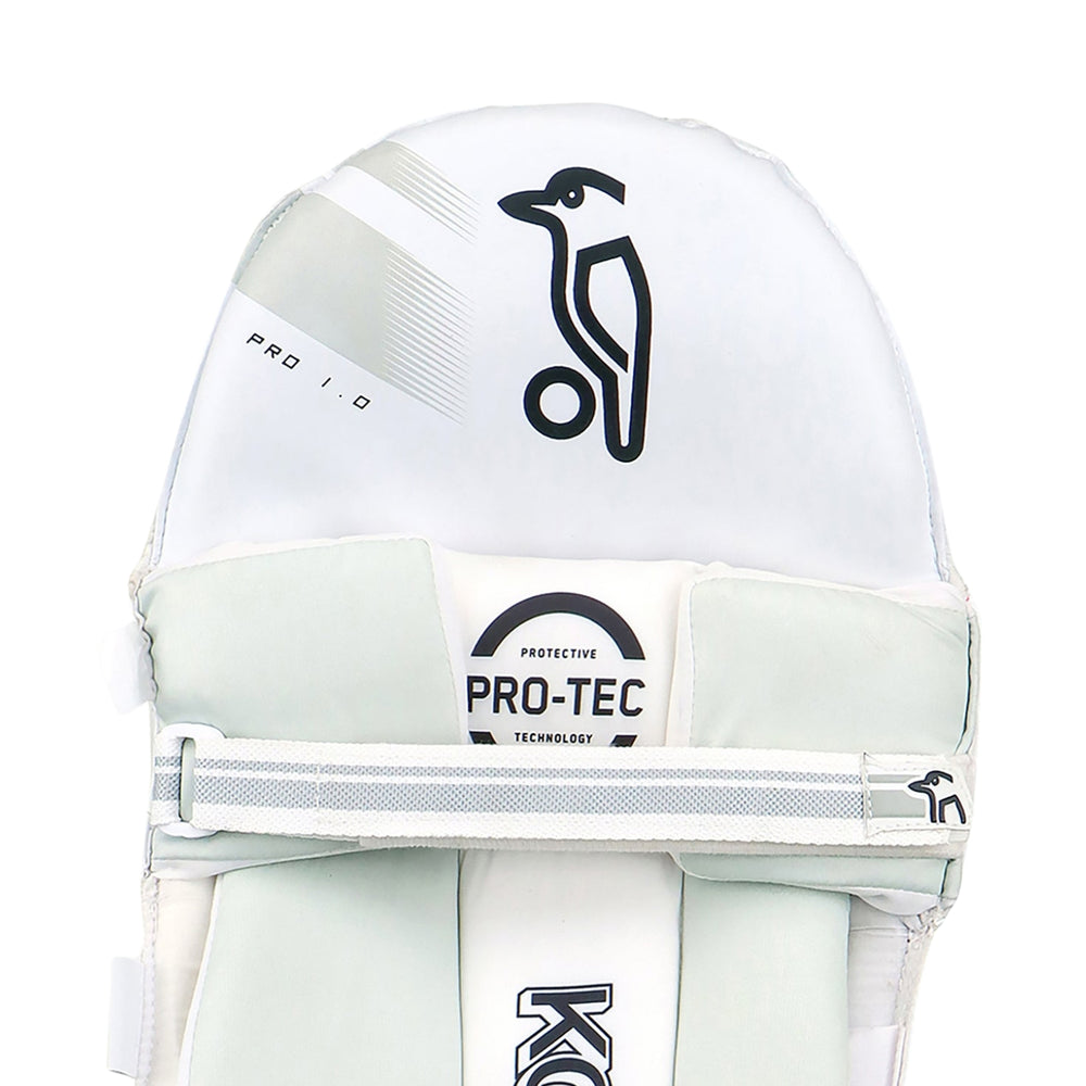 Kookaburra Pro 1.0 Left-Hand Batting Legguards – Traditional Cane Styling with Pro Tec Knee Roll and Extended Side Wing for Enhanced Protection - Best Price online Prokicksports.com