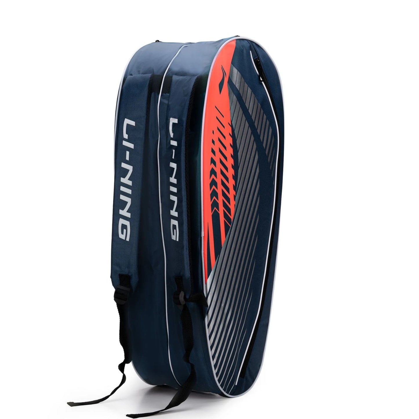 Li-Ning Triple Zipper Polyester Stripe Badminton Kit Bag - Best Price online Prokicksports.com