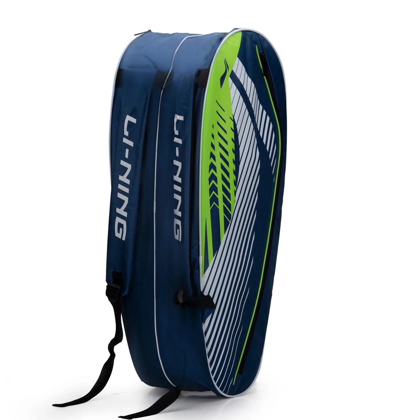 Li-Ning Triple Zipper Polyester Stripe Badminton Kit Bag - Best Price online Prokicksports.com