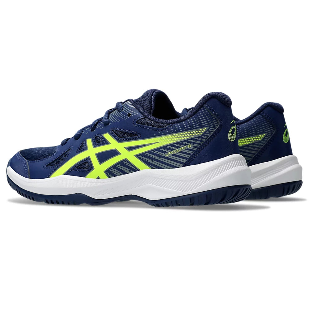 ASICS Upcourt 6 Men’s Badminton Shoes – Lightweight Indoor Court Footwear with Mesh Upper, EVA Cushioning & Non-Marking Rubber Sole for Grip and Comfort - Best Price online Prokicksports.com