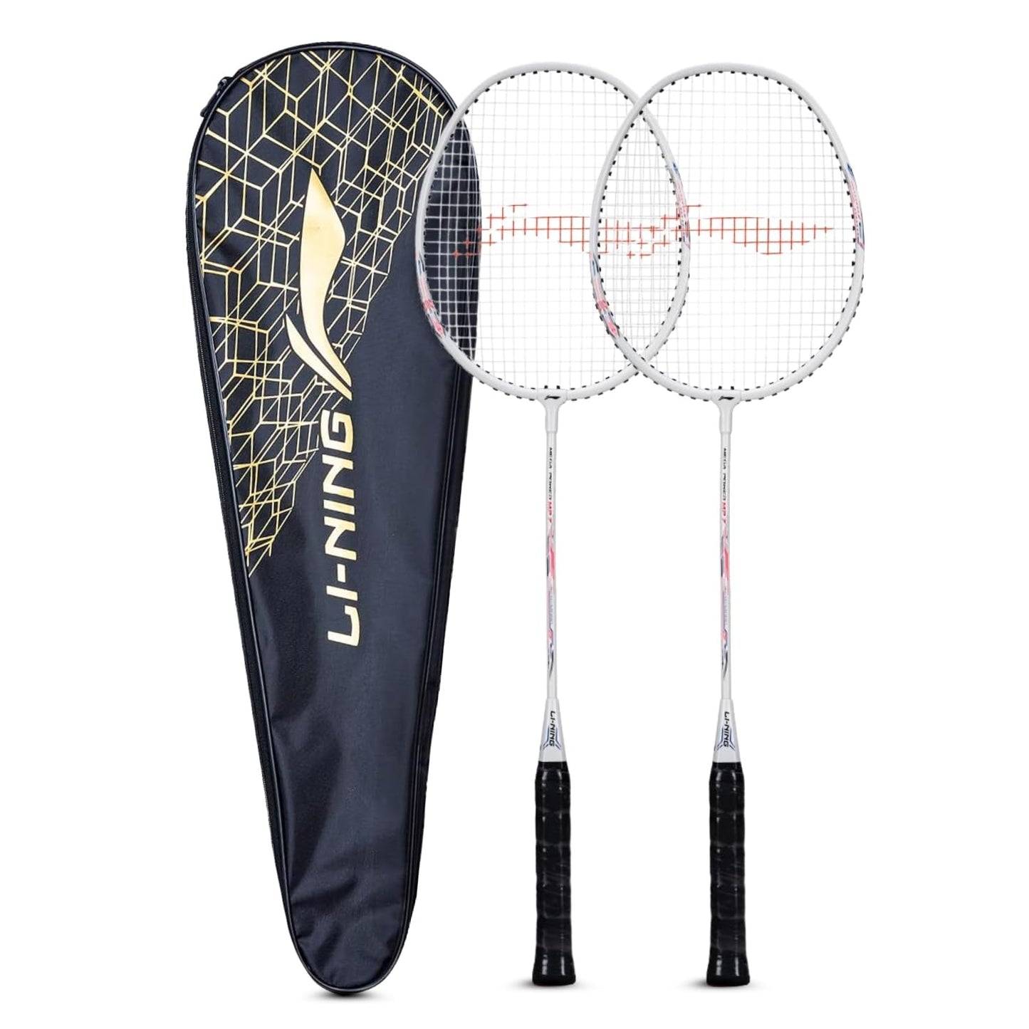 Li-Ning Mega Power MP7 Strung Badminton Racquet, G5 - Pearl White - Best Price online Prokicksports.com