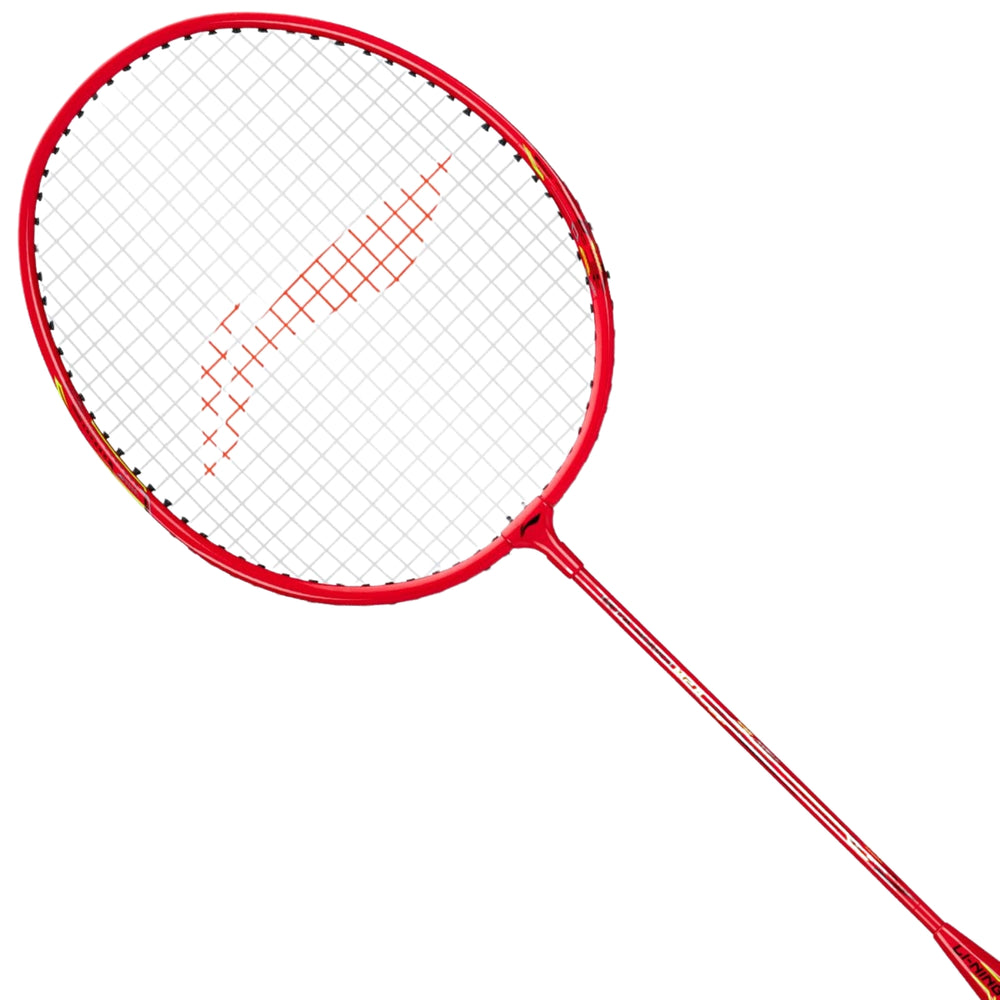 Li-Ning Mega Power MP8 Strung Badminton Racquet, G5 - Fire Red - Best Price online Prokicksports.com
