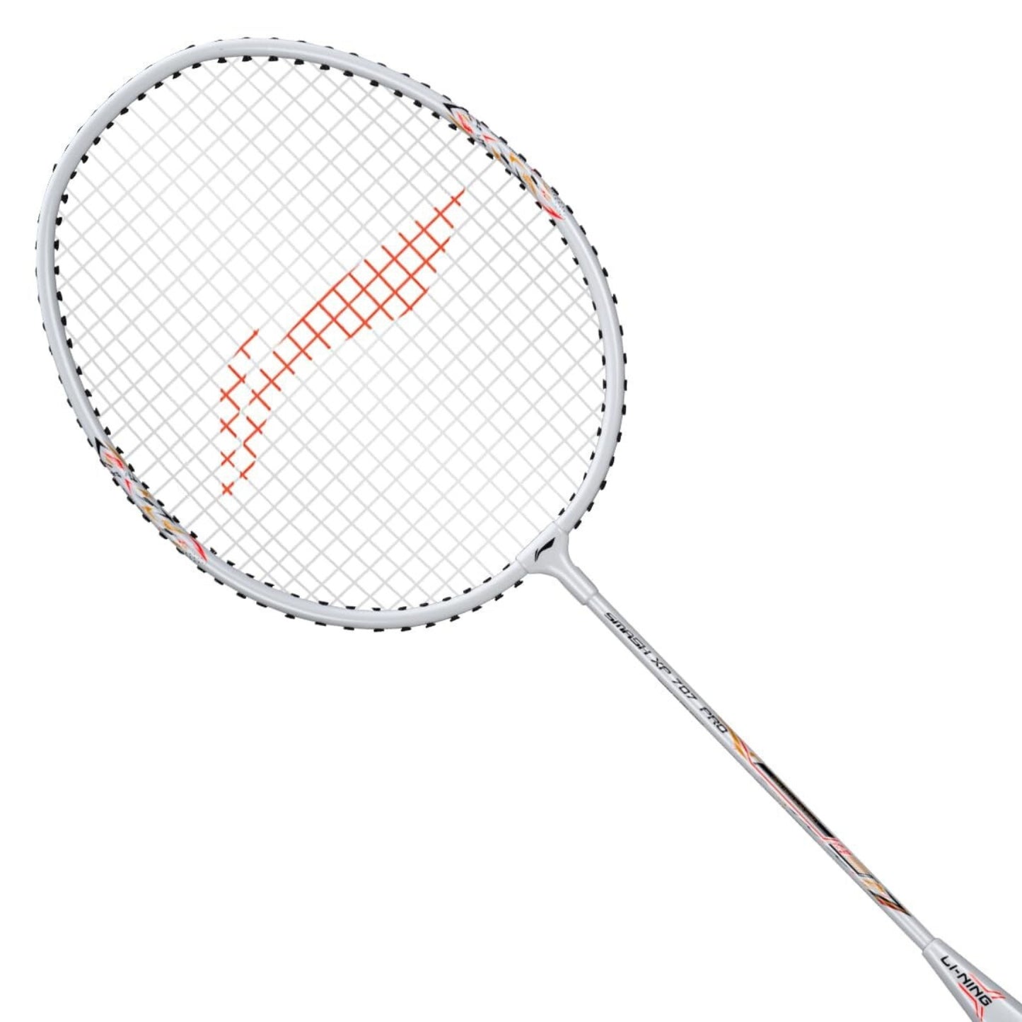 Li-Ning Smash XP 707 PRO Strung Badminton Racquet, G5 - Pearl White - Best Price online Prokicksports.com