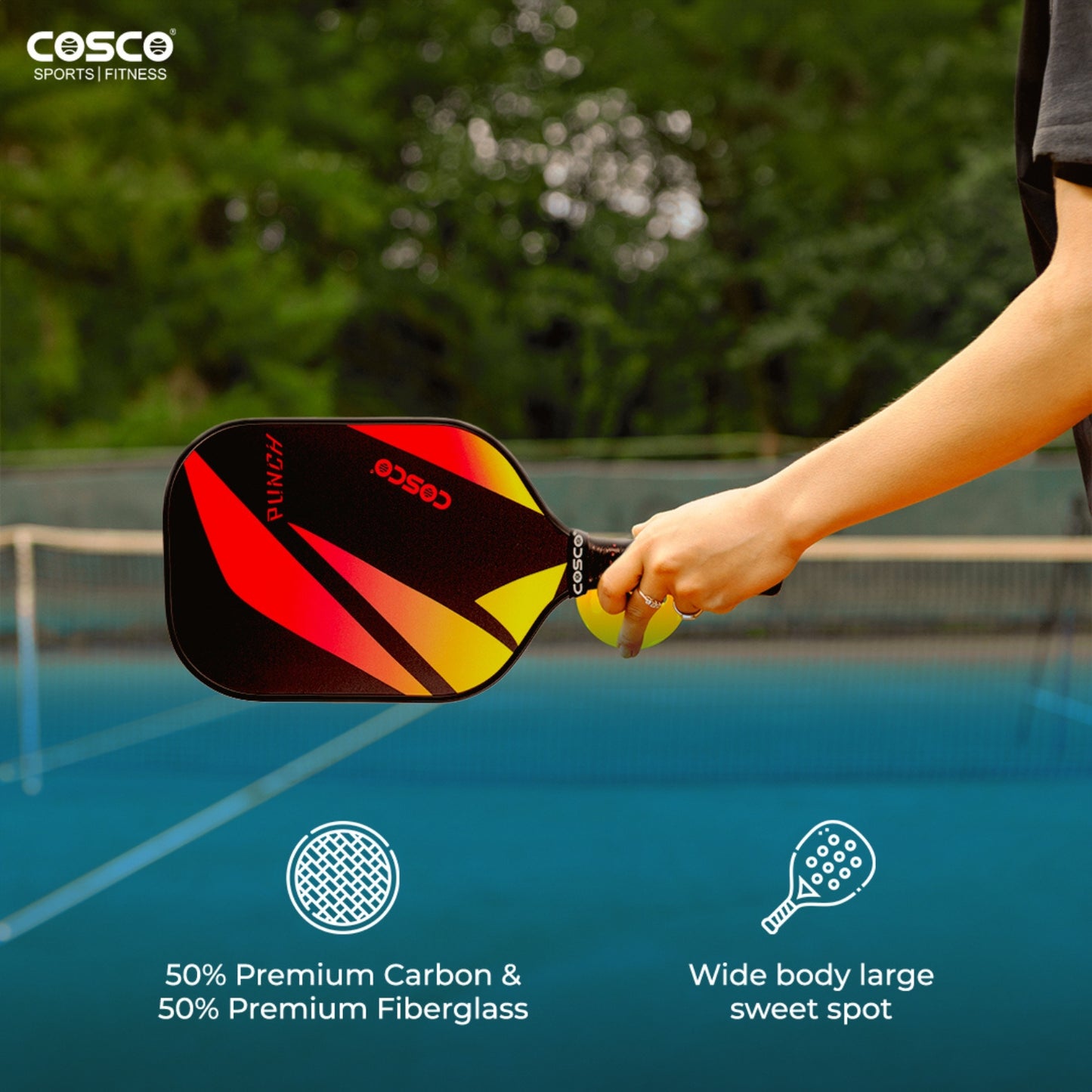 Cosco Punch Pickle Racket - Best Price online Prokicksports.com