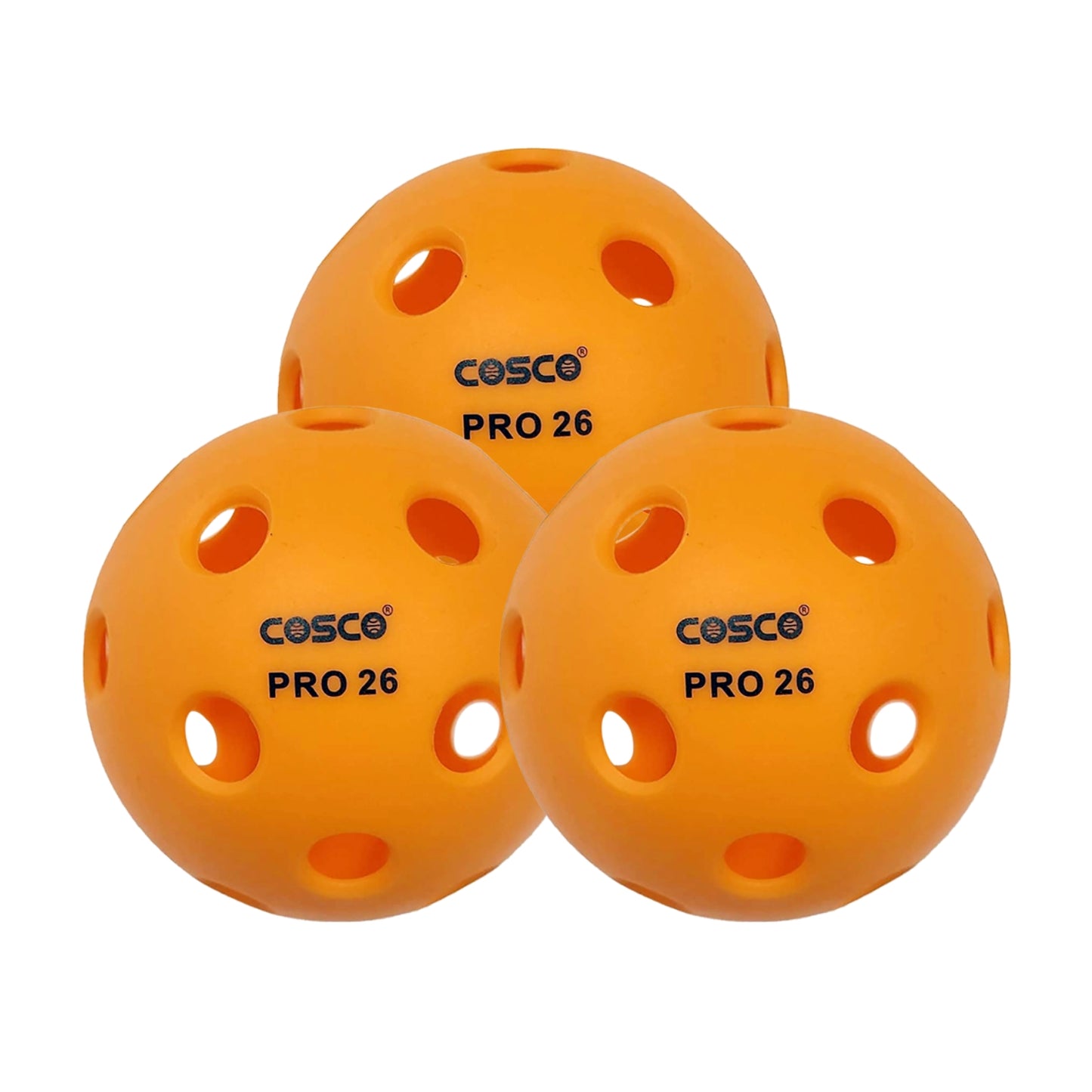 Cosco Pro 26 Indoor Pickle Ball, Pack of 3 - Best Price online Prokicksports.com