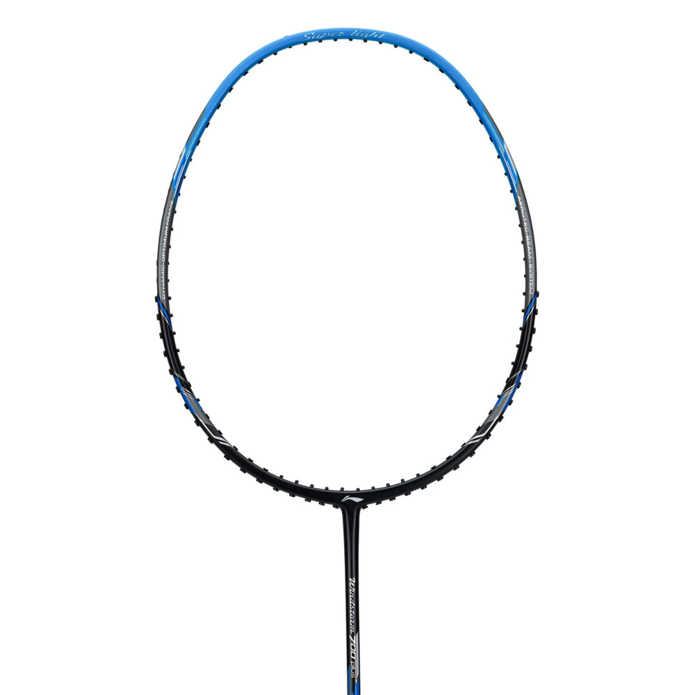 Li-Ning Windstorm 700 Plus Badminton Racquet | 5U6 Ultra-Light Frame | Unstrung | High-Speed Maneuverability | Carbon Fiber | Intermediate to Advanced Players - Best Price online Prokicksports.com