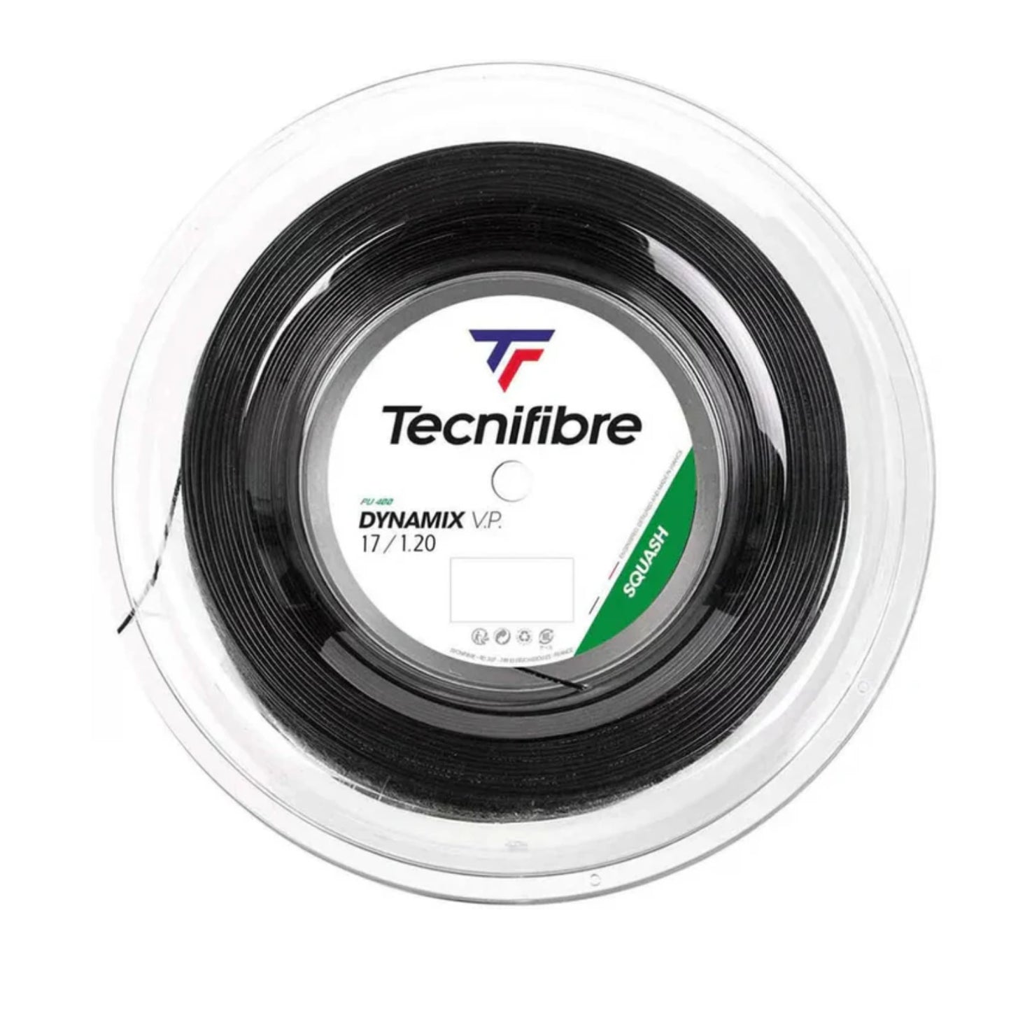 Tecnifibre BOB 200M Dynamix VP 1.20 Synthetic Squash String Reel, Black (200M) - Best Price online Prokicksports.com
