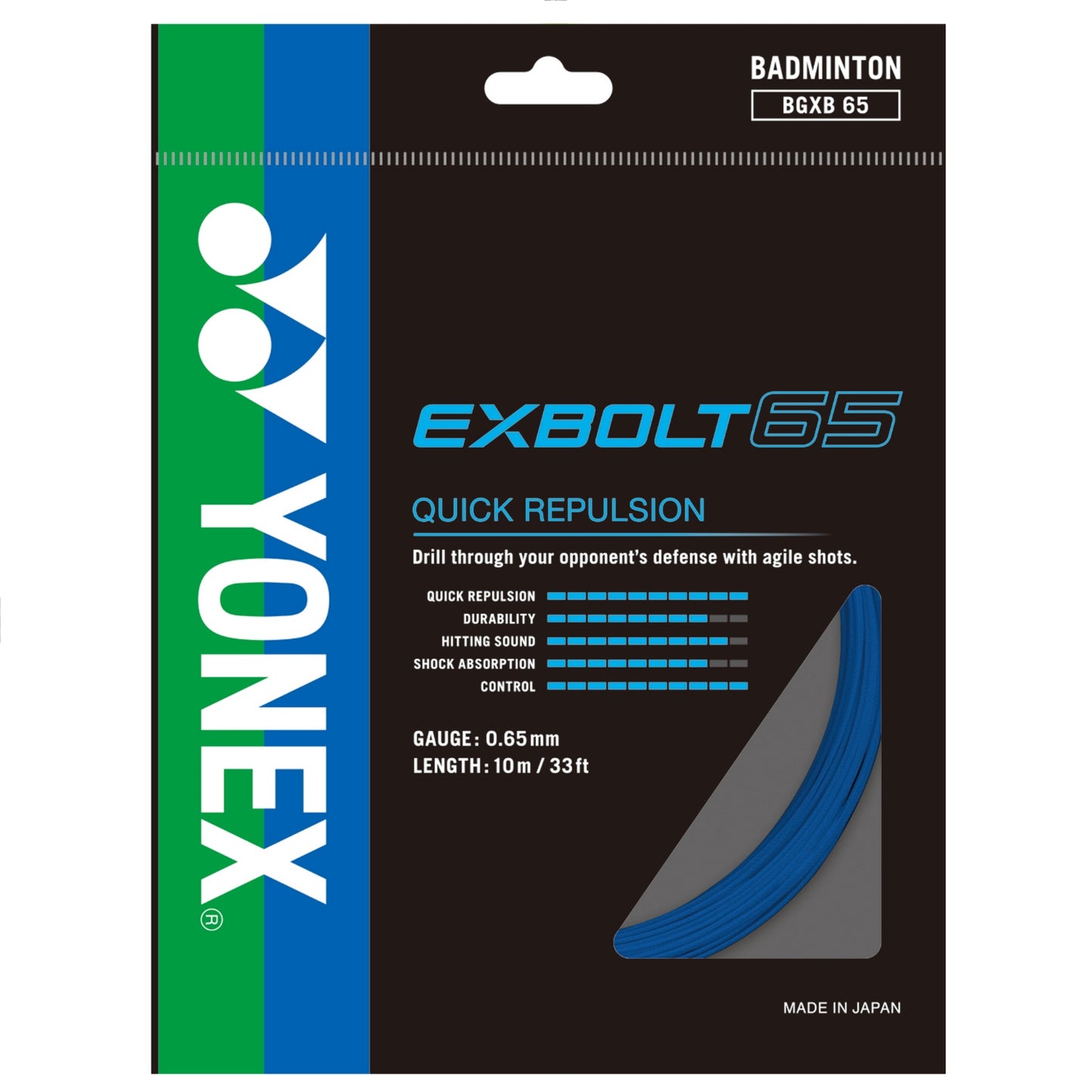 Yonex Exbolt 65 Badminton String - Best Price online Prokicksports.com