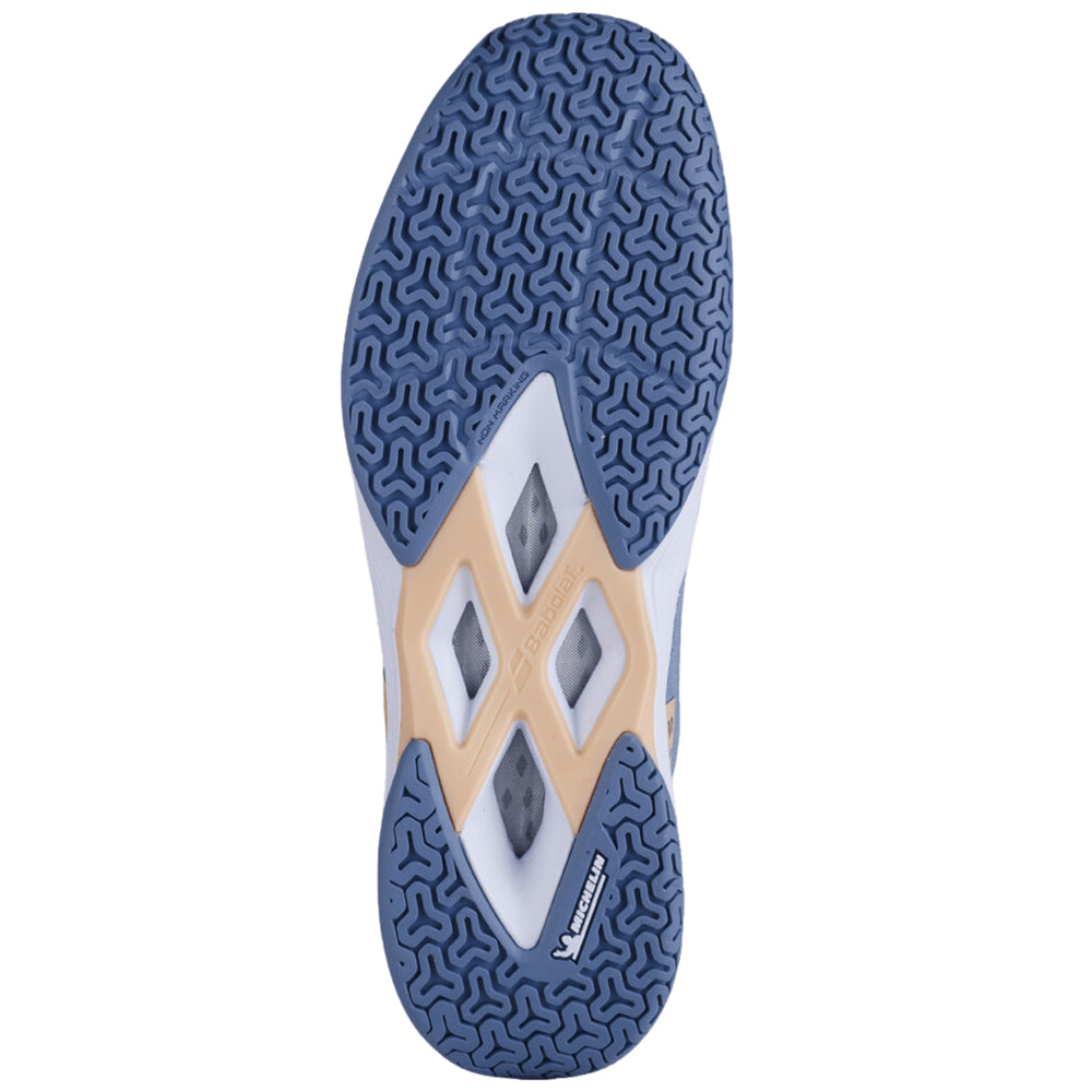 Babolat Shadow Spirit 2 Women Badminton Shoes, Grey/Coral - Best Price online Prokicksports.com