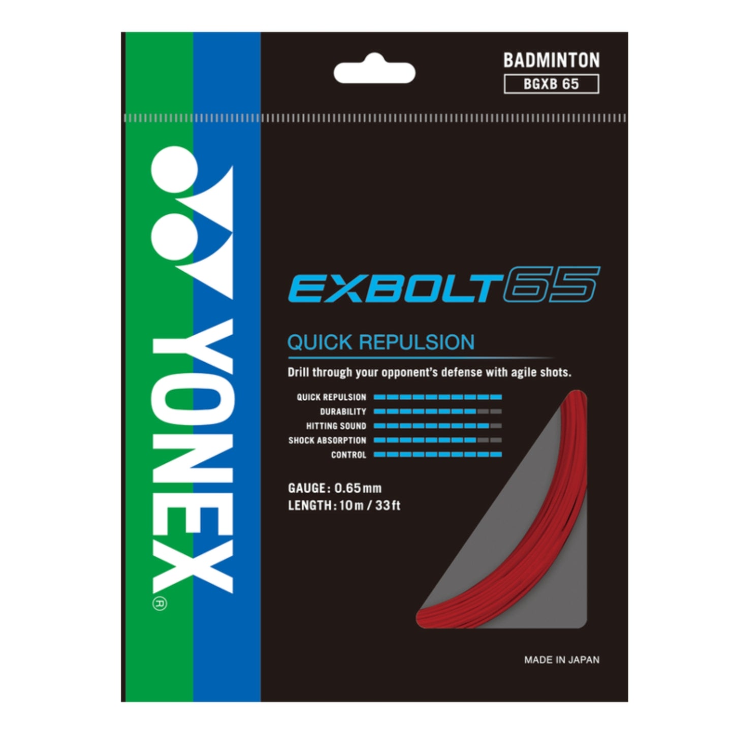 Yonex Exbolt 65 Badminton String - Best Price online Prokicksports.com