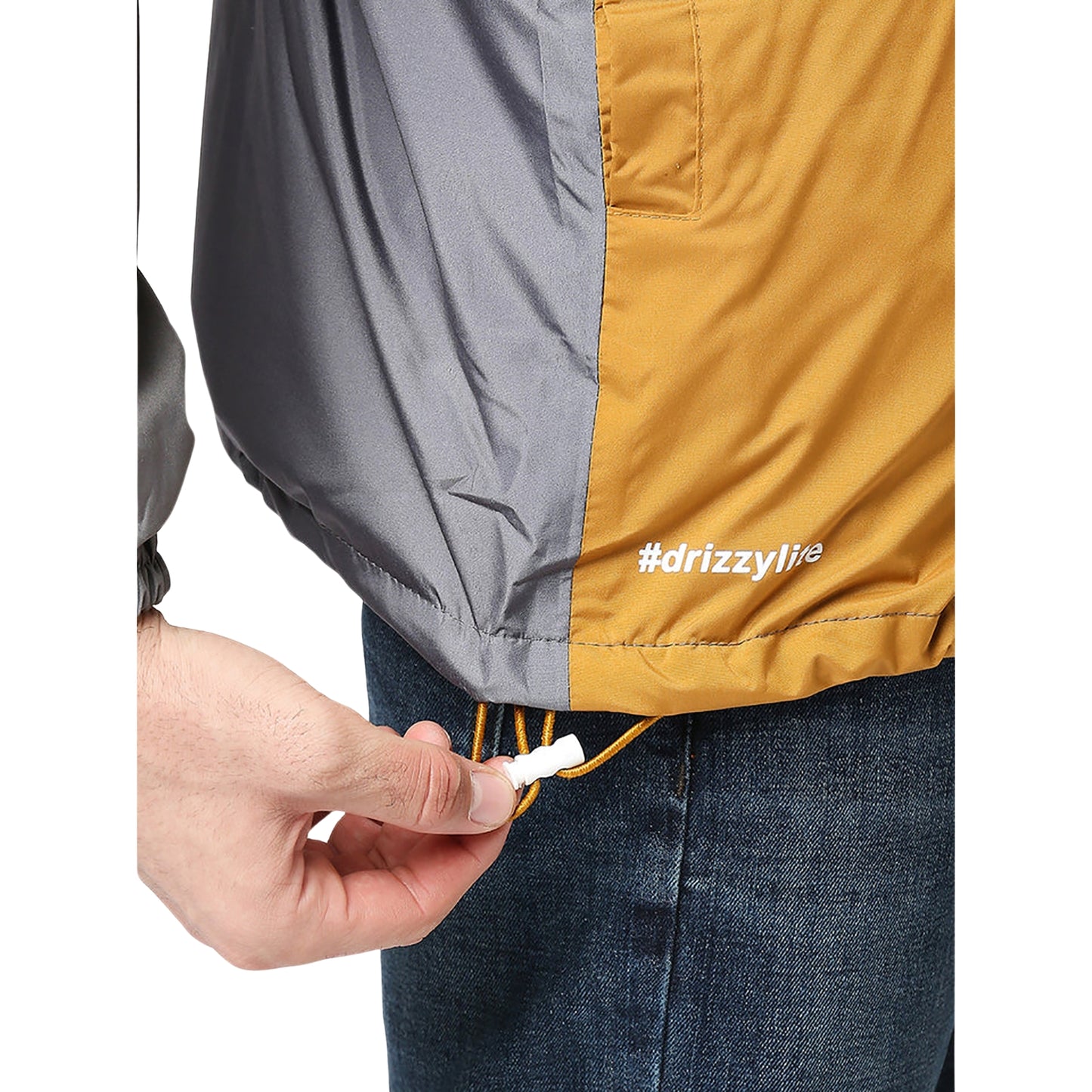 Zeel Outdoor Essential Men’s Waterproof Rain Jacket MJ106 – Lightweight, Hooded Windcheater for Monsoon, Travel, Trekking, Hiking, Camping - Best Price online Prokicksports.com