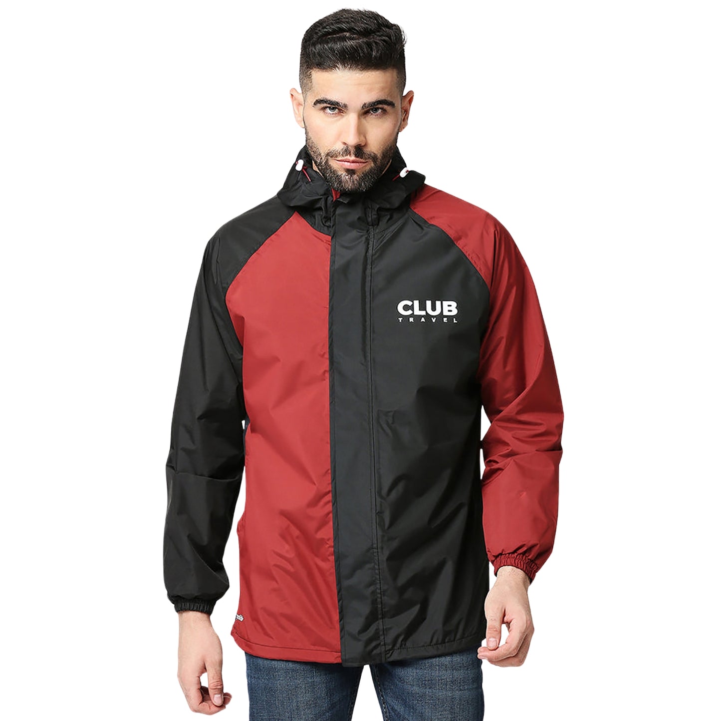 Zeel Outdoor Essential Men’s Waterproof Rain Jacket MJ106 – Lightweight, Hooded Windcheater for Monsoon, Travel, Trekking, Hiking, Camping - Best Price online Prokicksports.com