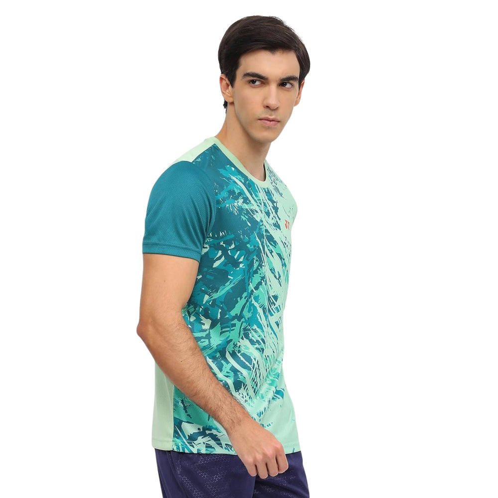 Yonex 2965 Men’s Round Neck T‑Shirt – TruDry Quick‑Dry Polyester Essentia 3 Badminton/Tennis Tee - Best Price online Prokicksports.com