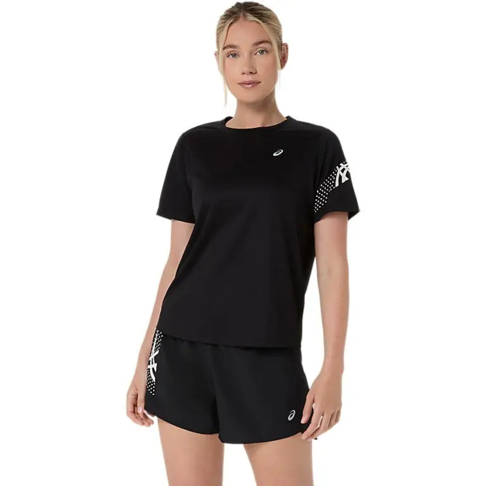 ASICS ICON SS TOP for Women | Lightweight Quick-Dry Polyester T-Shirt with Breathable Fabric & Reflective Details for Running and Training - Best Price online Prokicksports.com