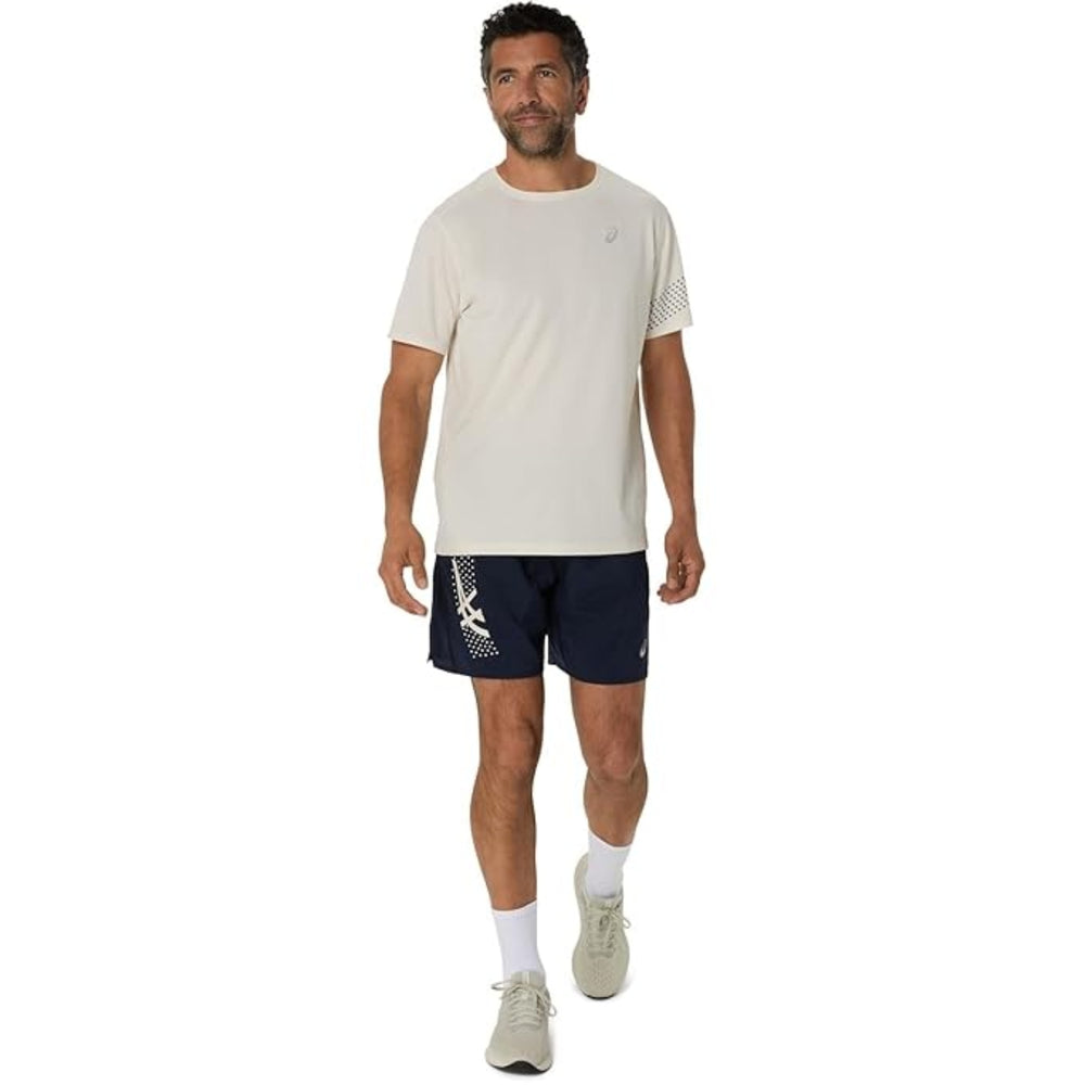 ASICS Icon SS Top Men T-Shirt Roundneck | Breathable & Comfortable Sports Tee for Training & Casual Wear - Best Price online Prokicksports.com